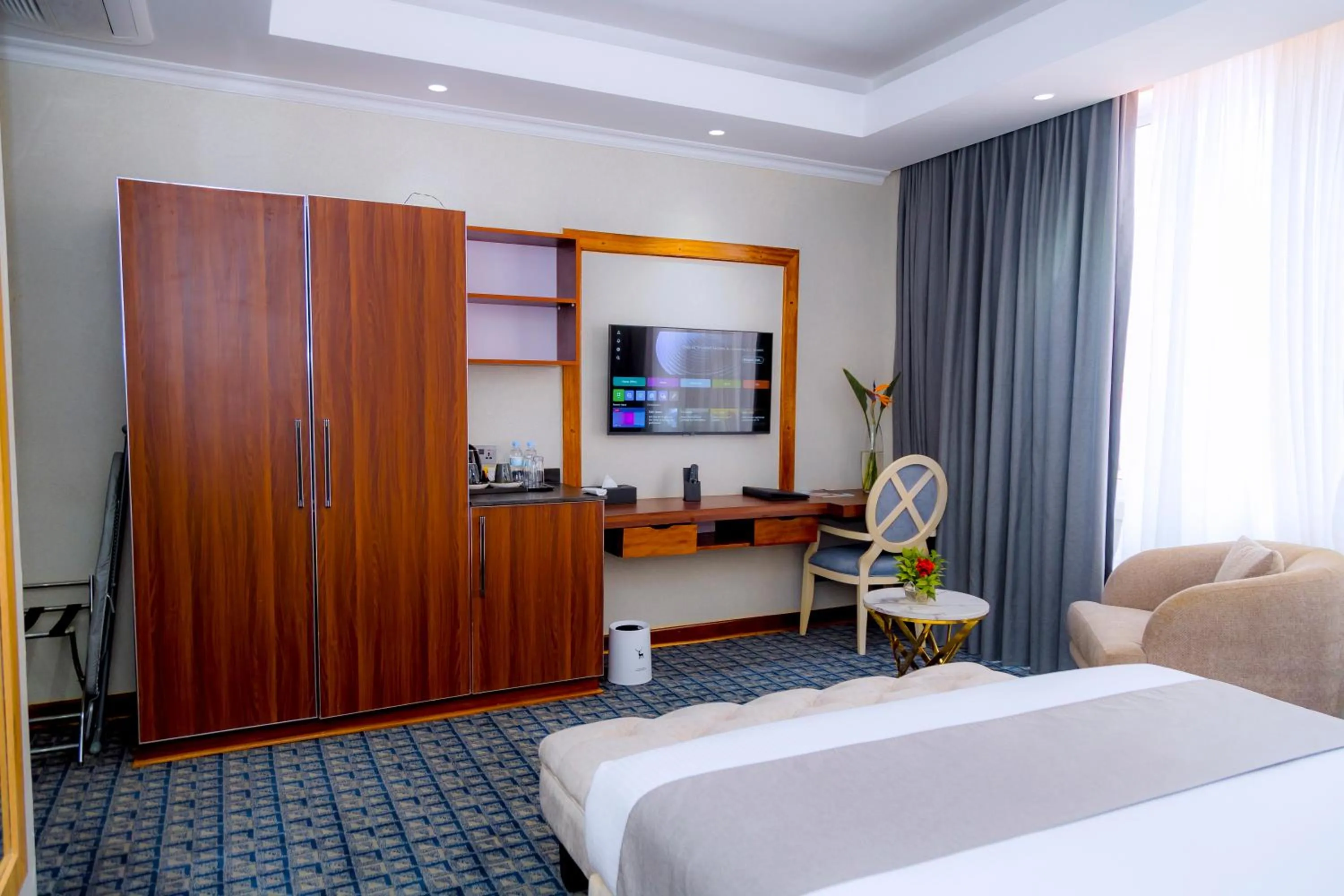Bed in Kigali Paramount Hotel