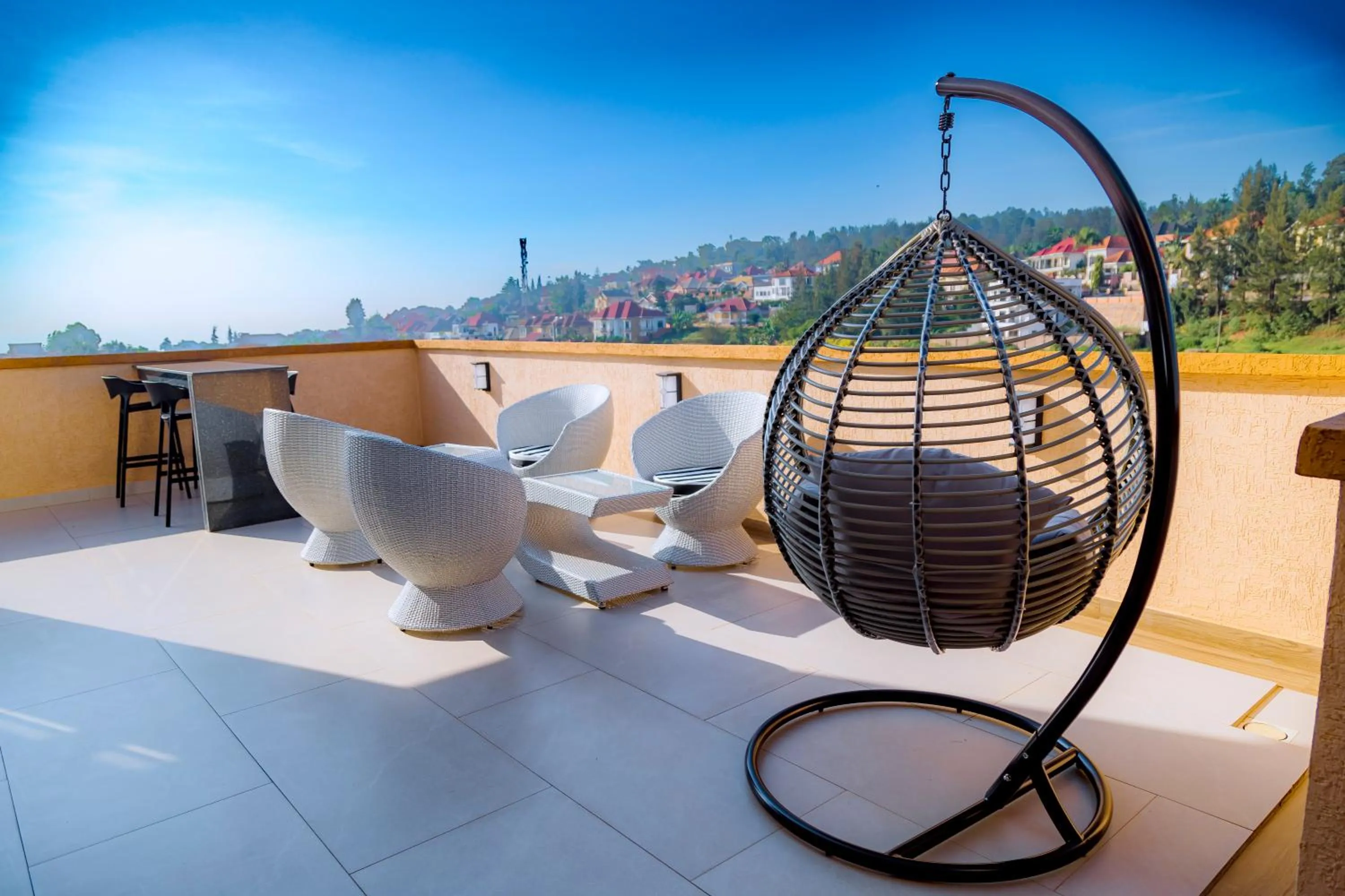 Patio in Kigali Paramount Hotel