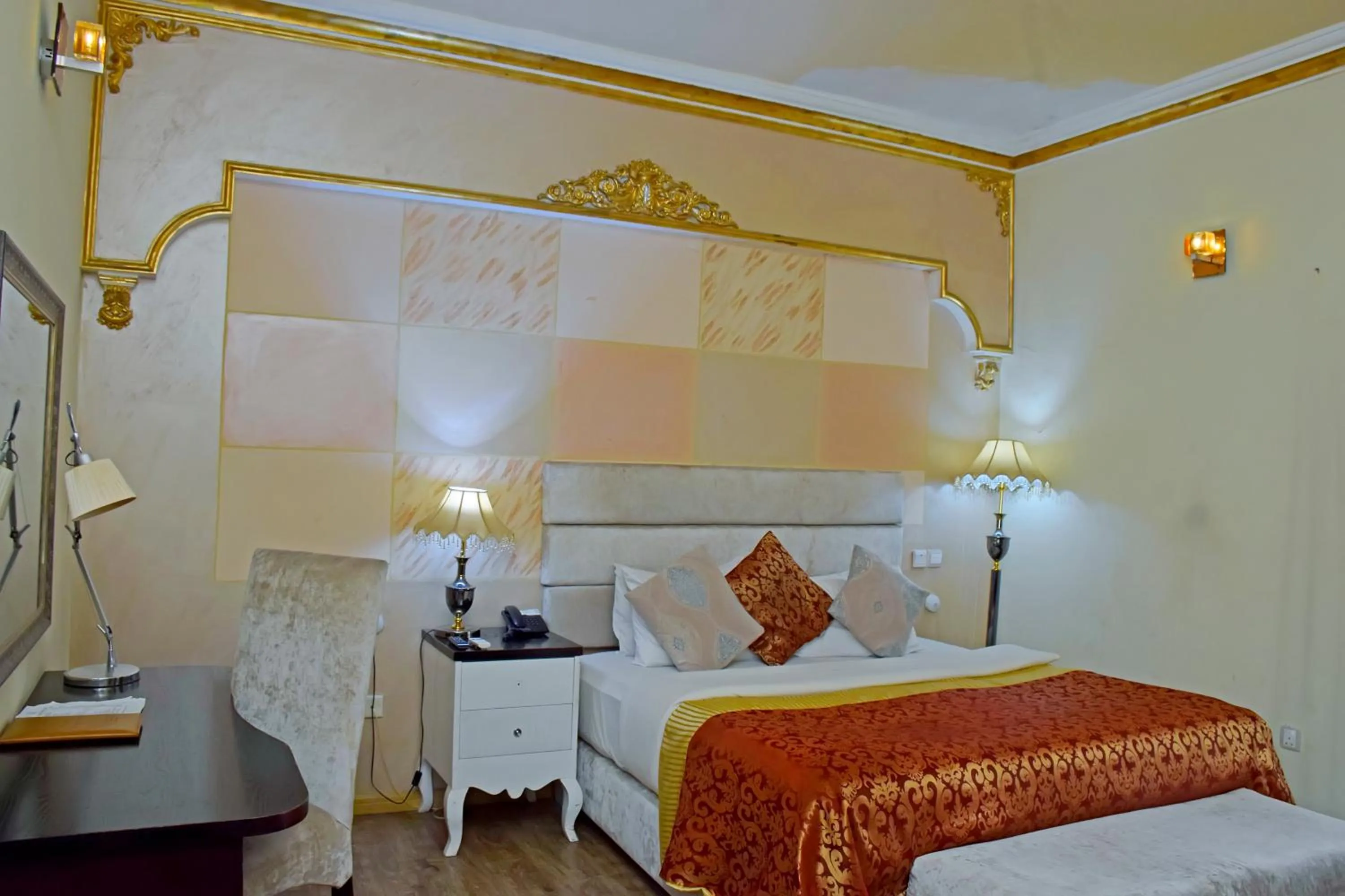 Bed in Sandralia Hotel Limited, Abuja