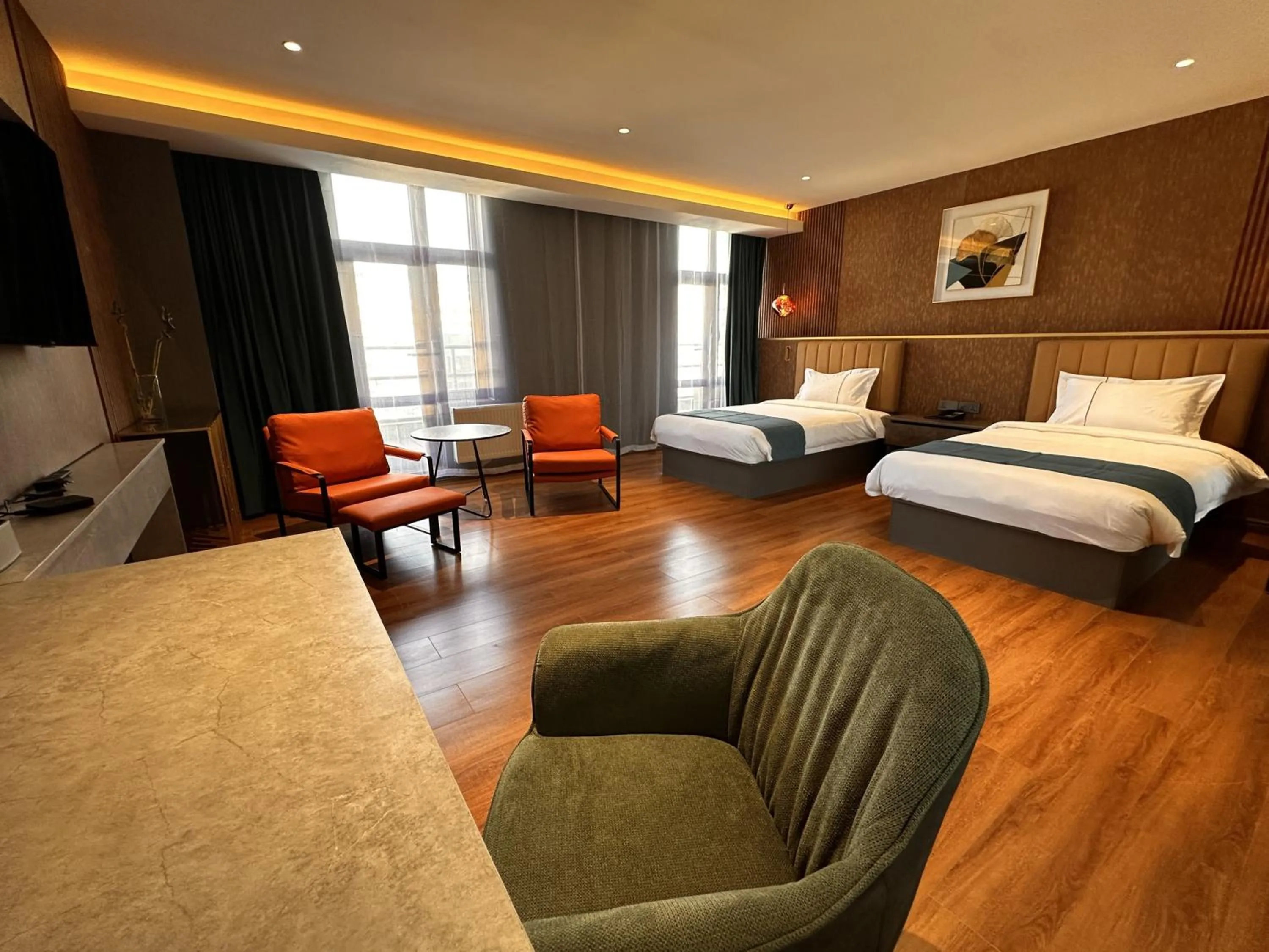 Bed in Bojon Hotel Ulaanbaatar - Soyolj Mall