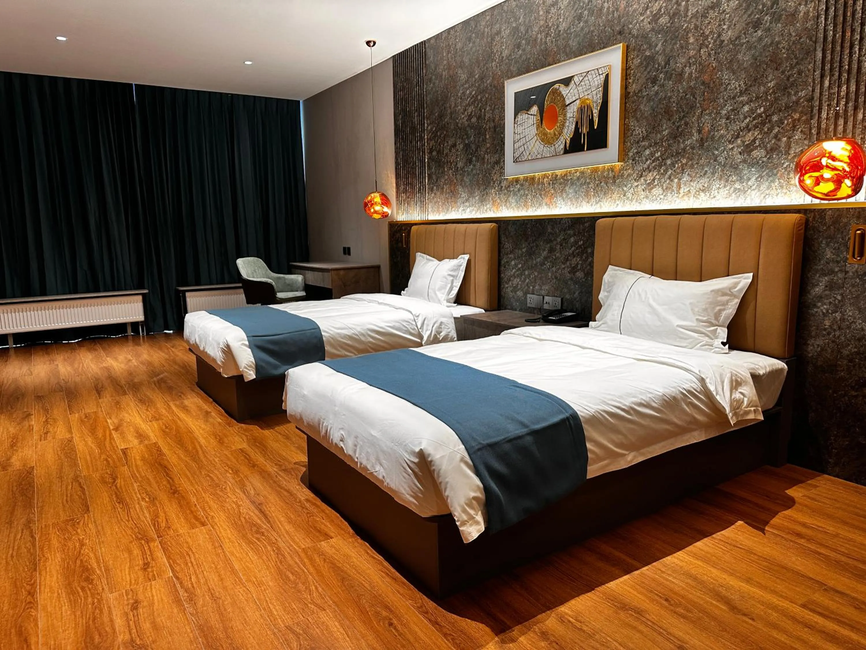 Bed in Bojon Hotel Ulaanbaatar - Soyolj Mall