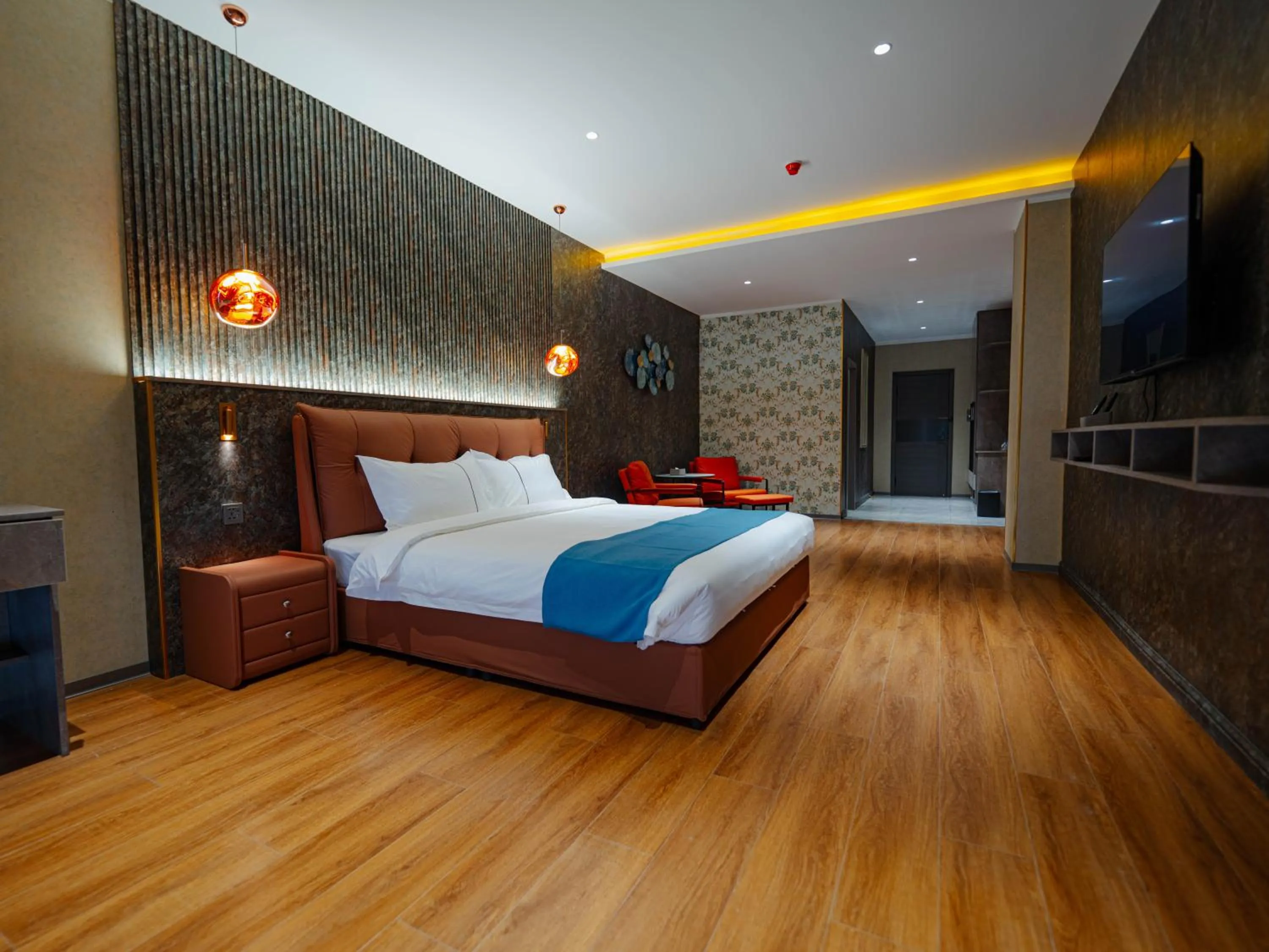 Photo of the whole room, Bed in Bojon Hotel Ulaanbaatar - Soyolj Mall