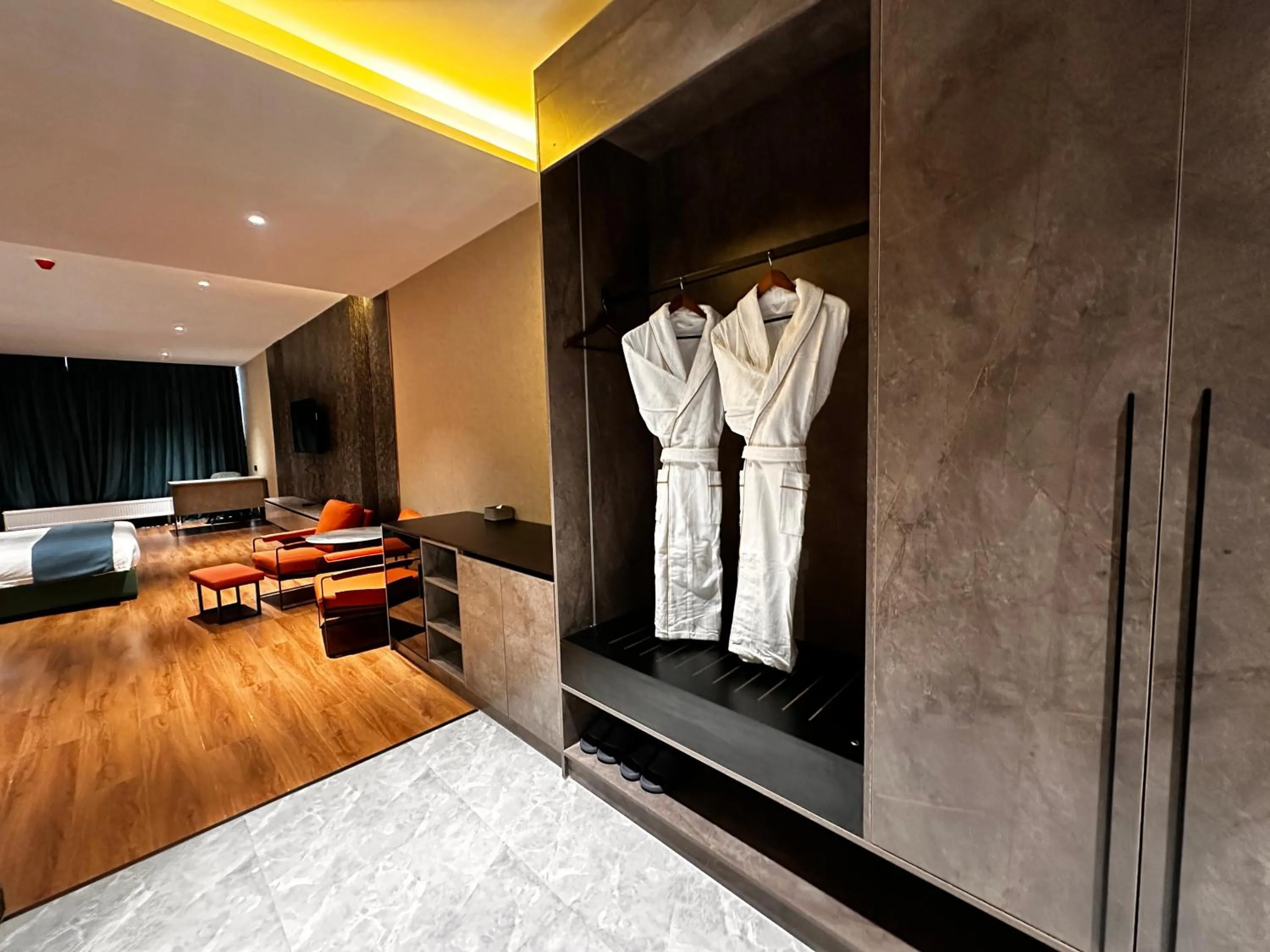 wardrobe in Bojon Hotel Ulaanbaatar - Soyolj Mall