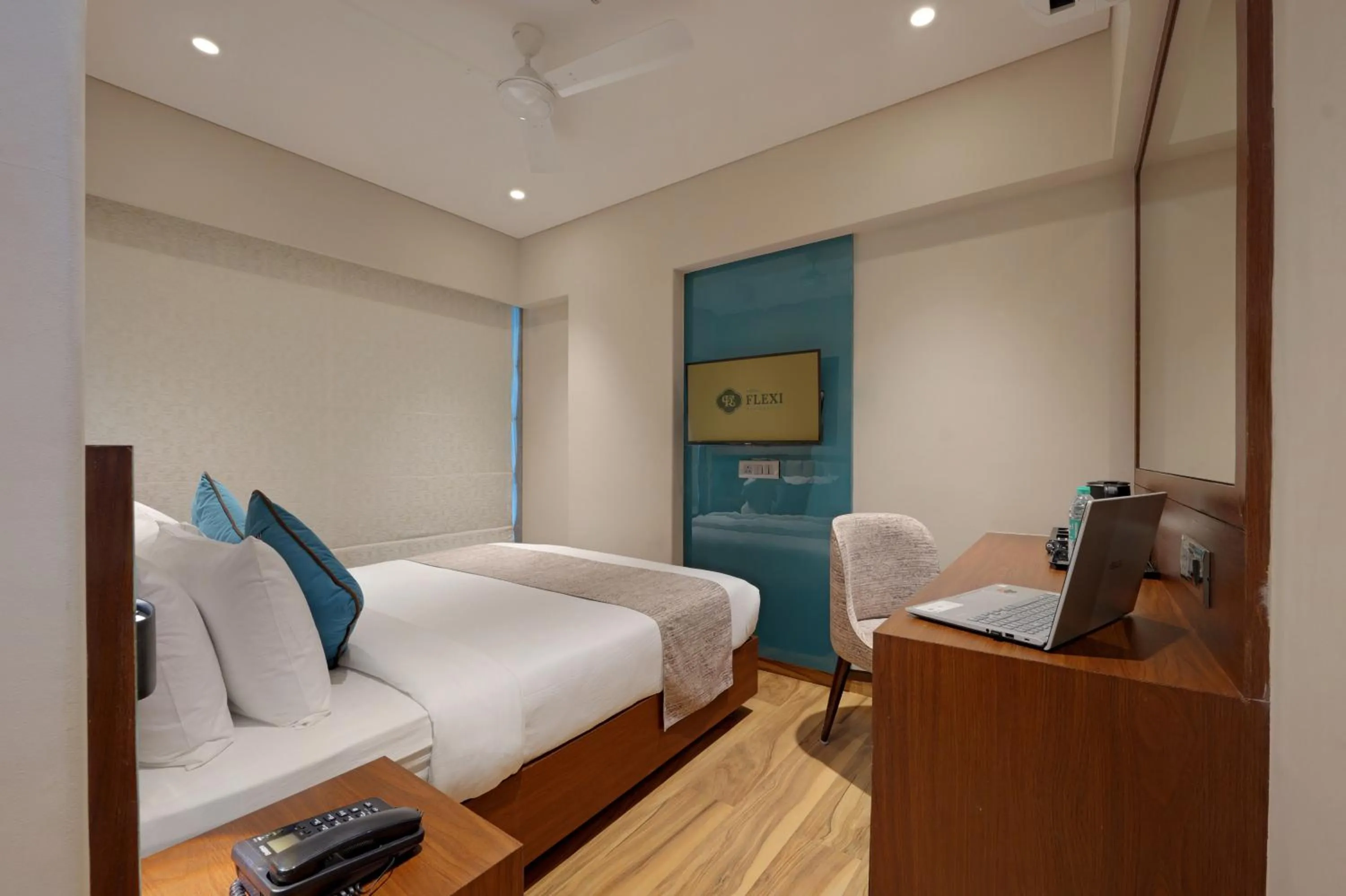 Bed in Hotel Flexi Residency Mumbai International Airport