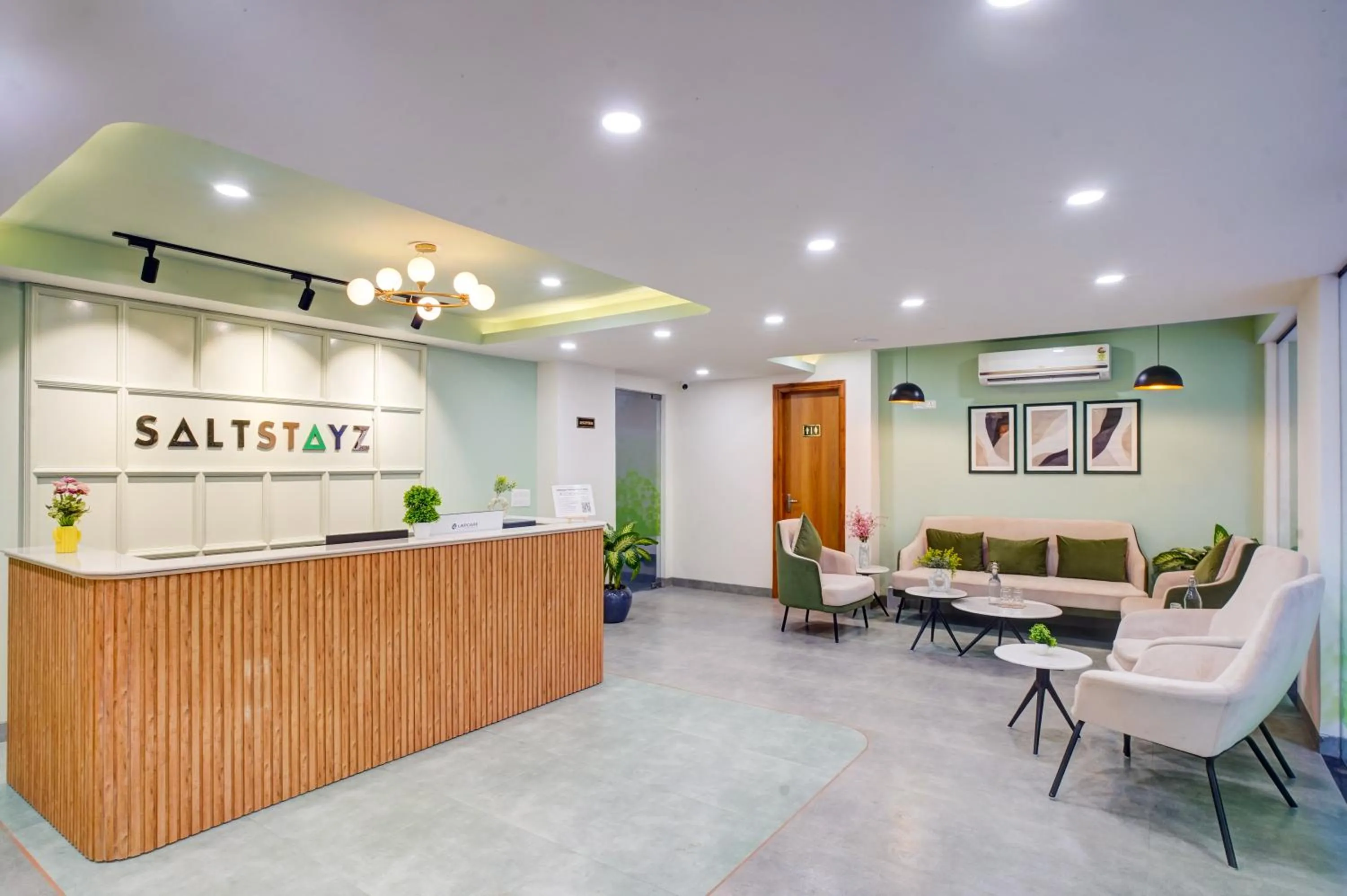 Property logo or sign in Saltstayz Premier - Arjun Marg