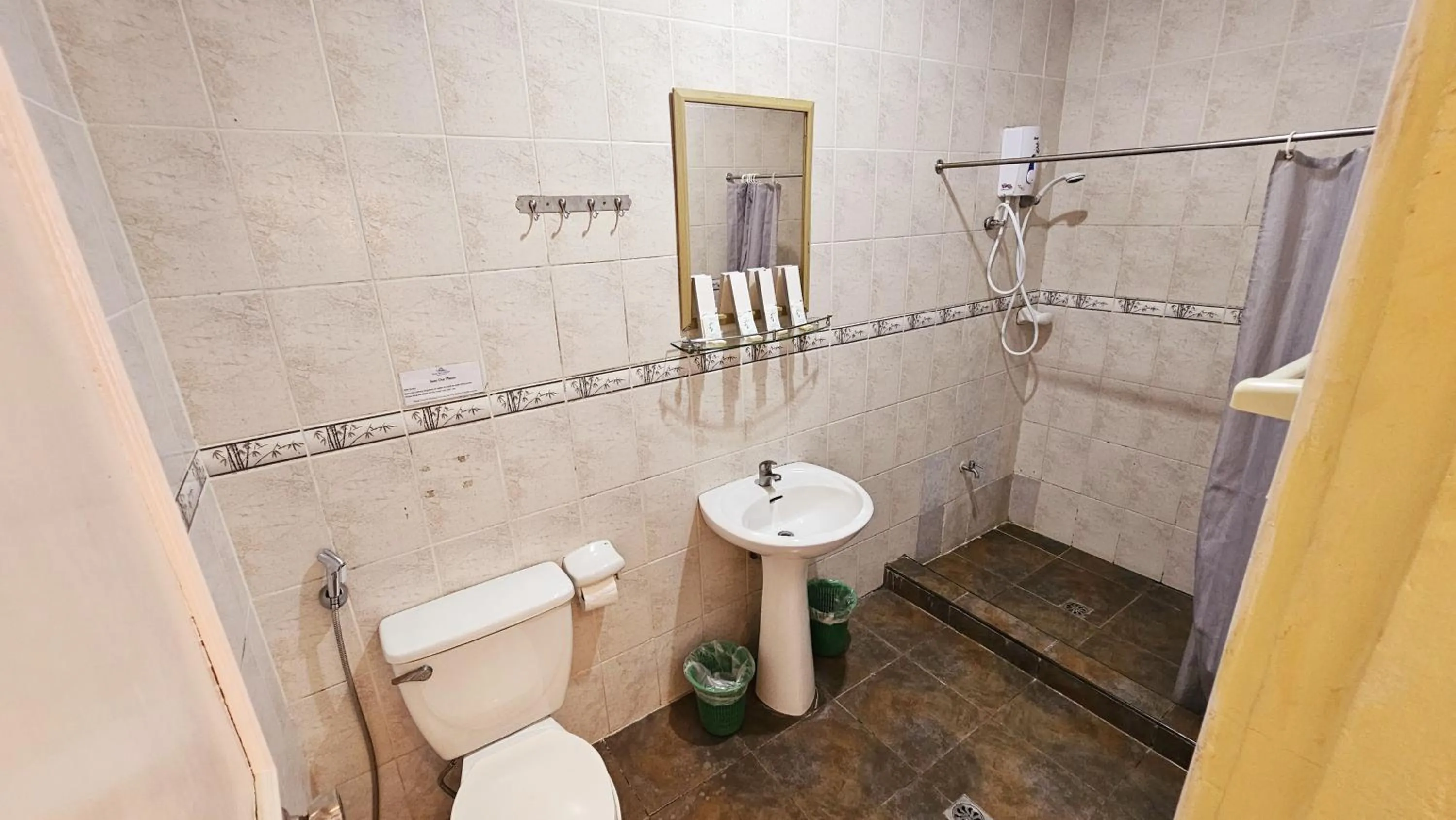 Shower in Subic Waterfront View Resort