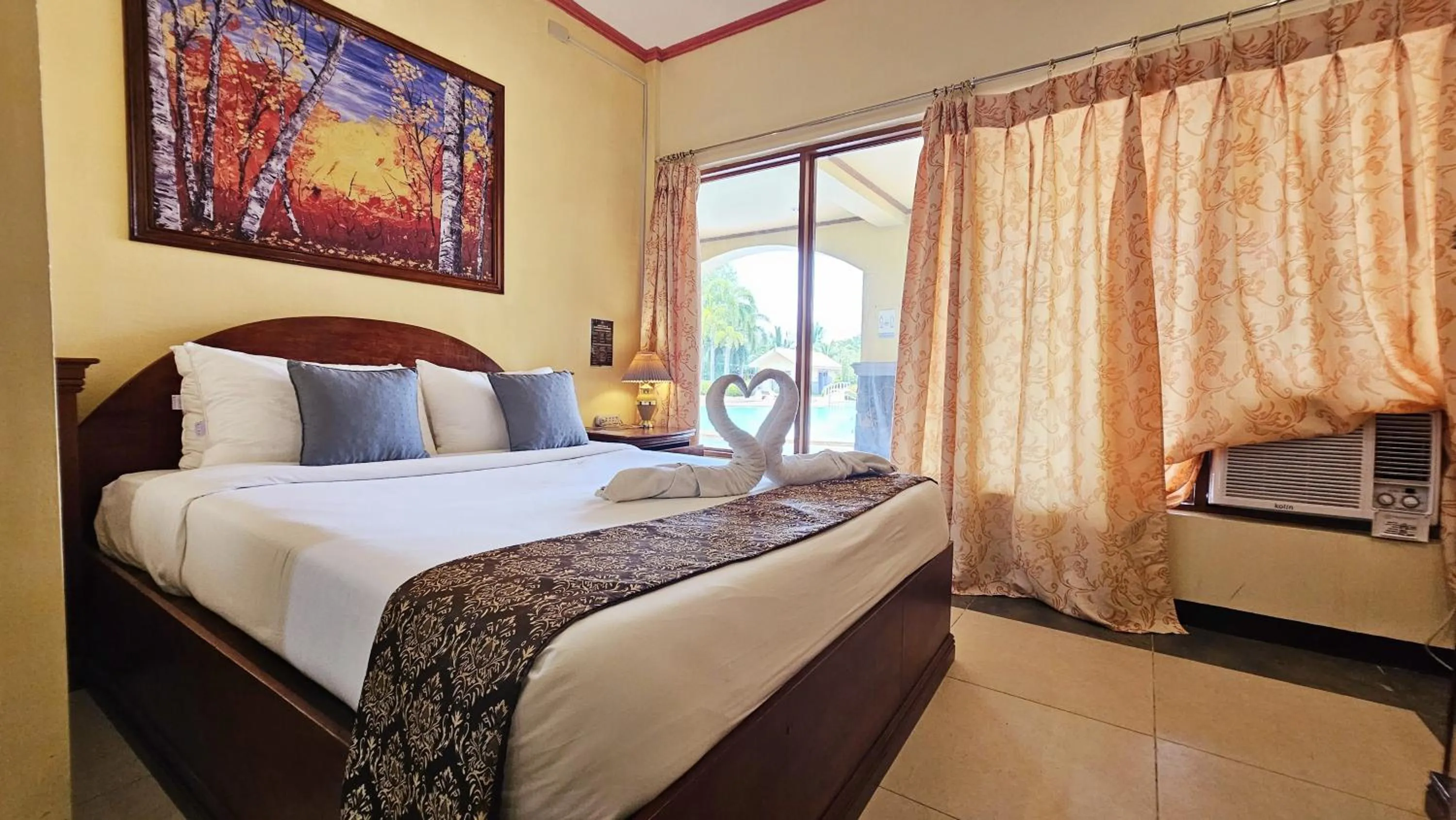 Bed in Subic Waterfront View Resort