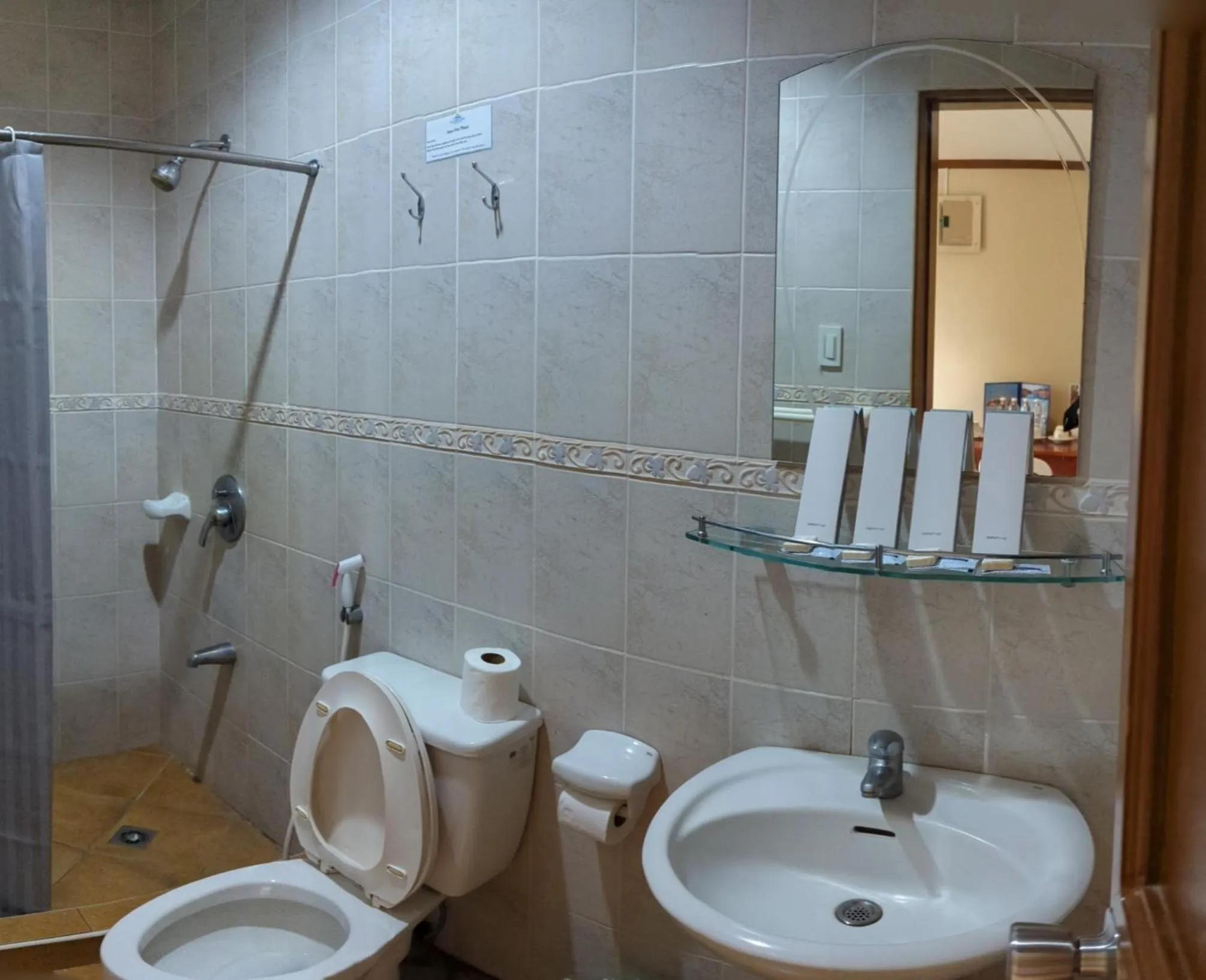 Shower in Subic Waterfront View Resort