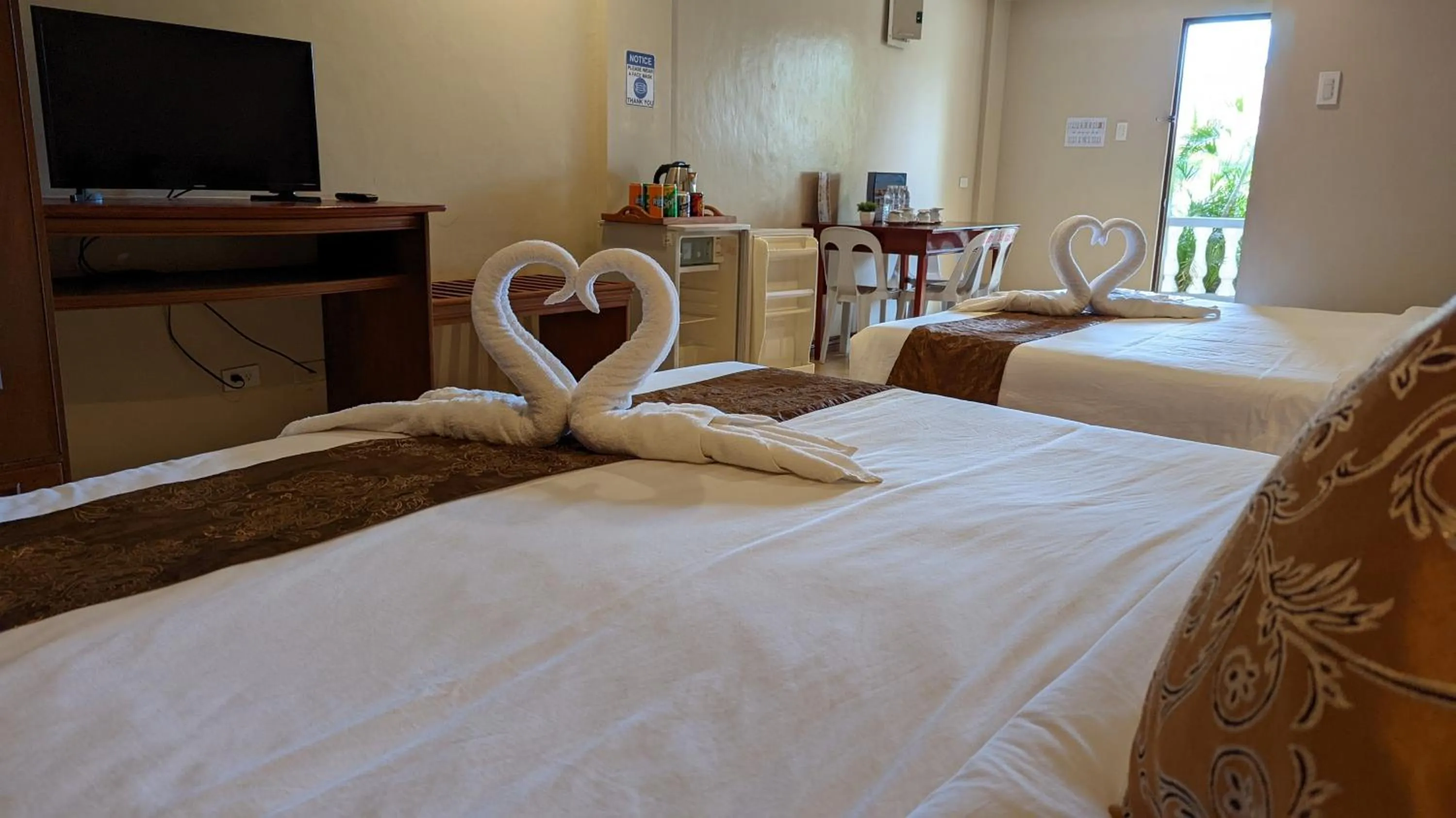 Bed in Subic Waterfront View Resort