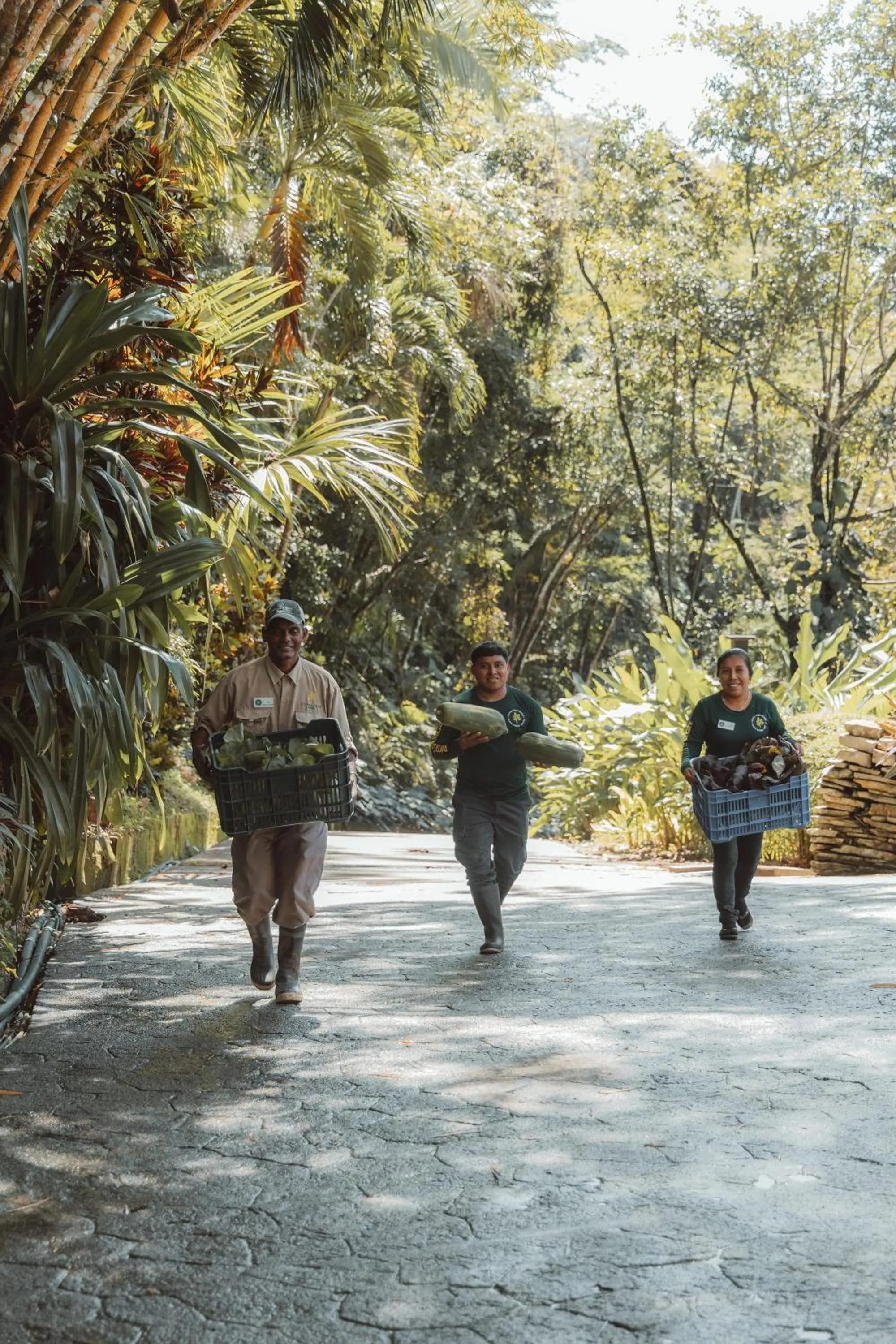 People in Copal Tree Lodge a Muy'Ono Resort