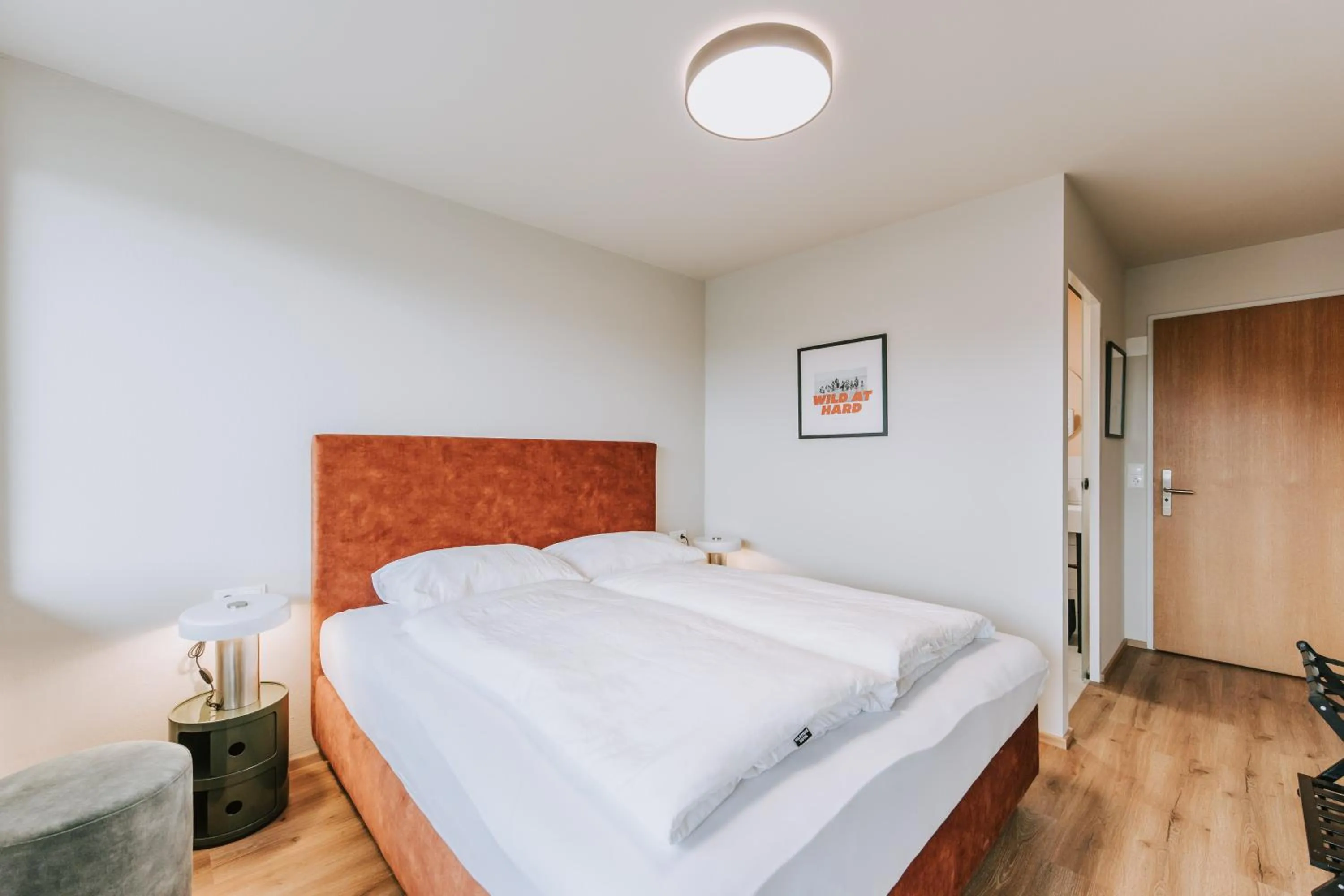 Bed in Velotique Hotel Angelika - Self-Check-in