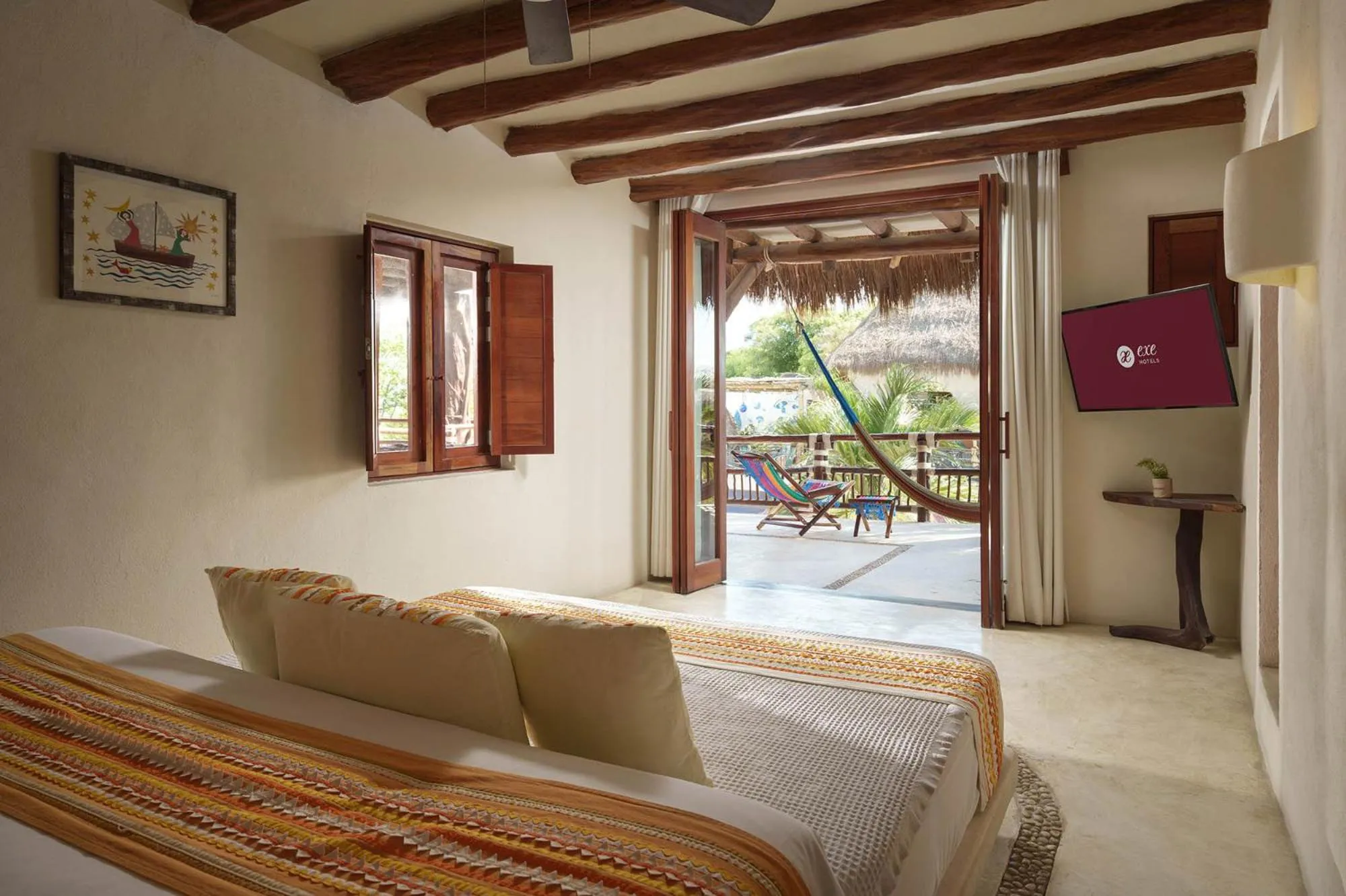 Bedroom, Bed in Exe El Pueblito