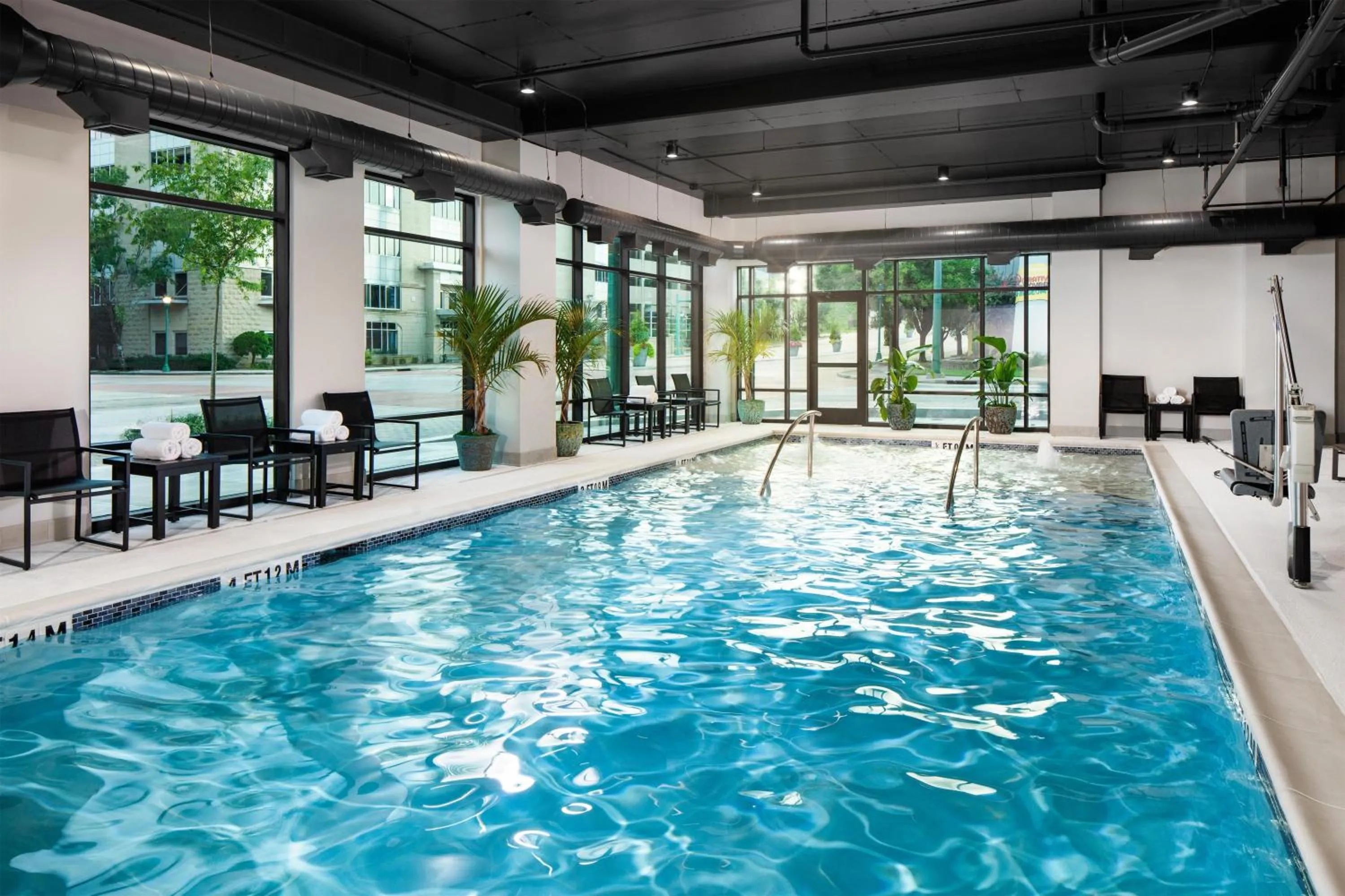 Pool view in Embassy Suites By Hilton Chattanooga Downtown