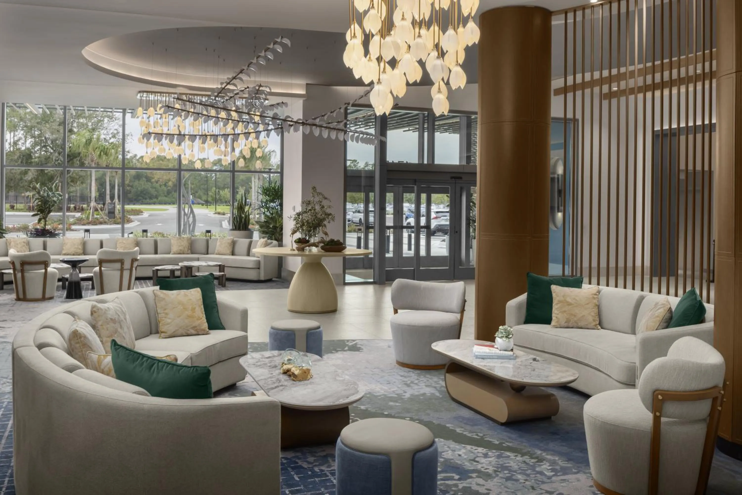 Lobby or reception in Hilton Jacksonville At Mayo Clinic