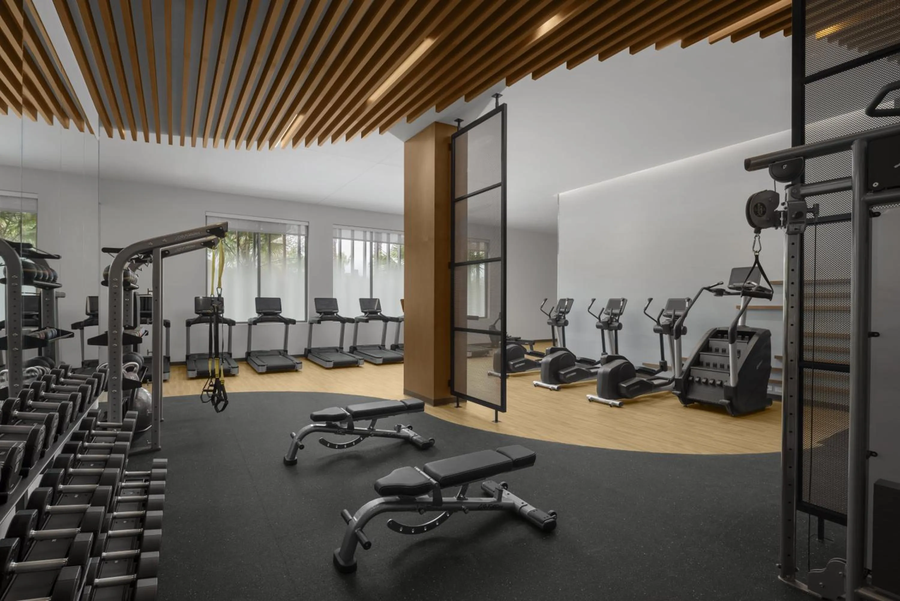 Fitness centre/facilities in Hilton Jacksonville At Mayo Clinic