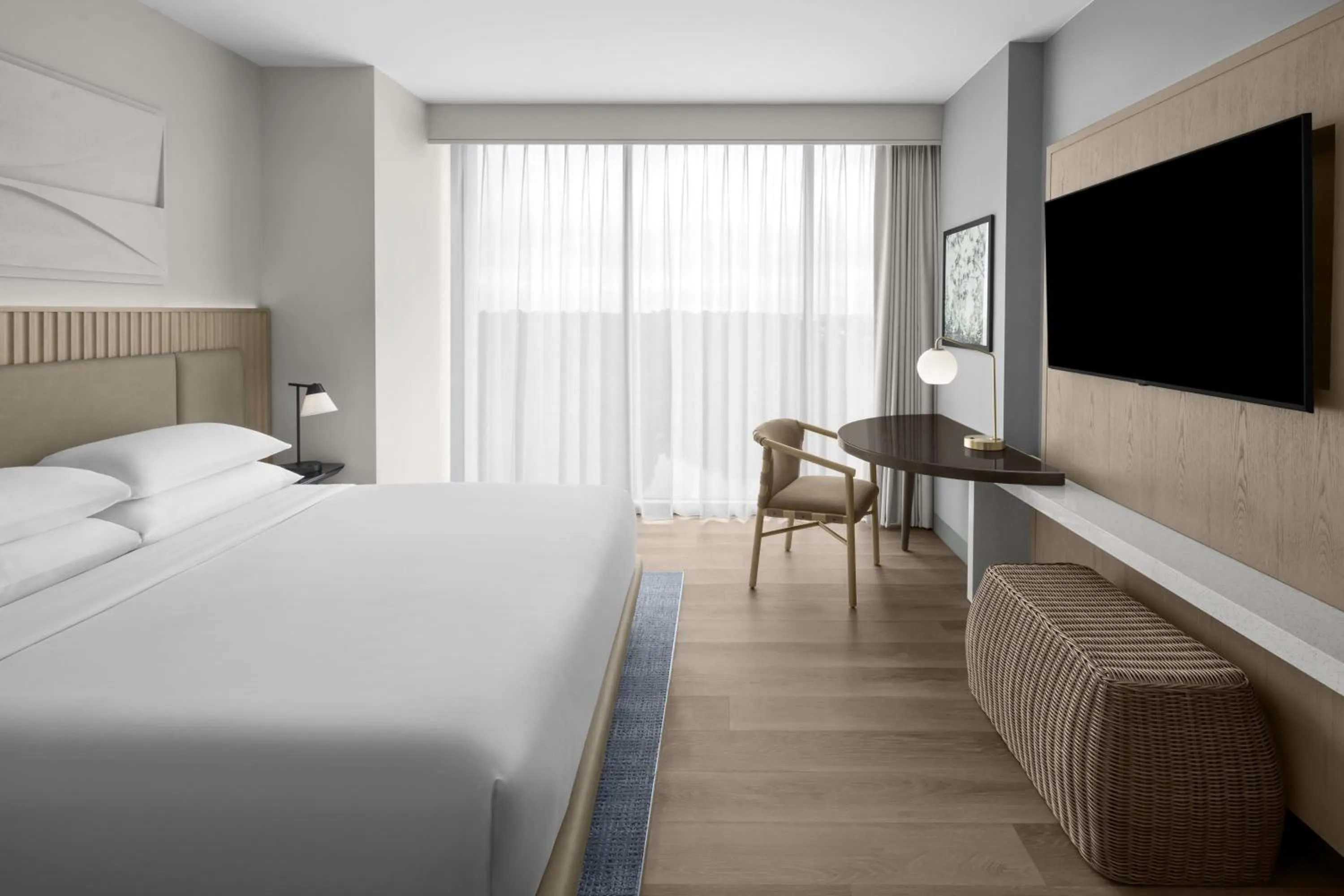 Bed in Hilton Jacksonville At Mayo Clinic