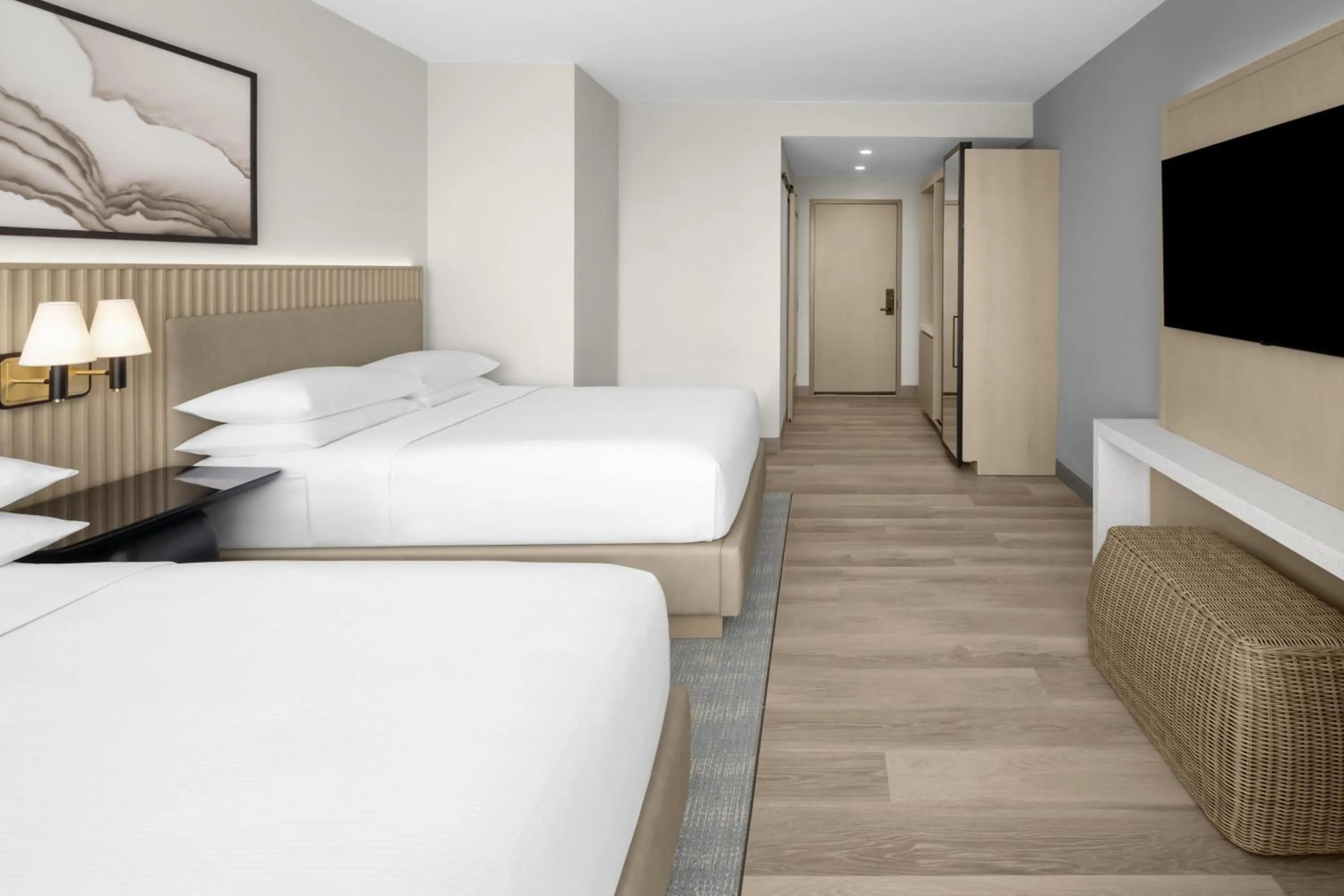 Bed in Hilton Jacksonville At Mayo Clinic