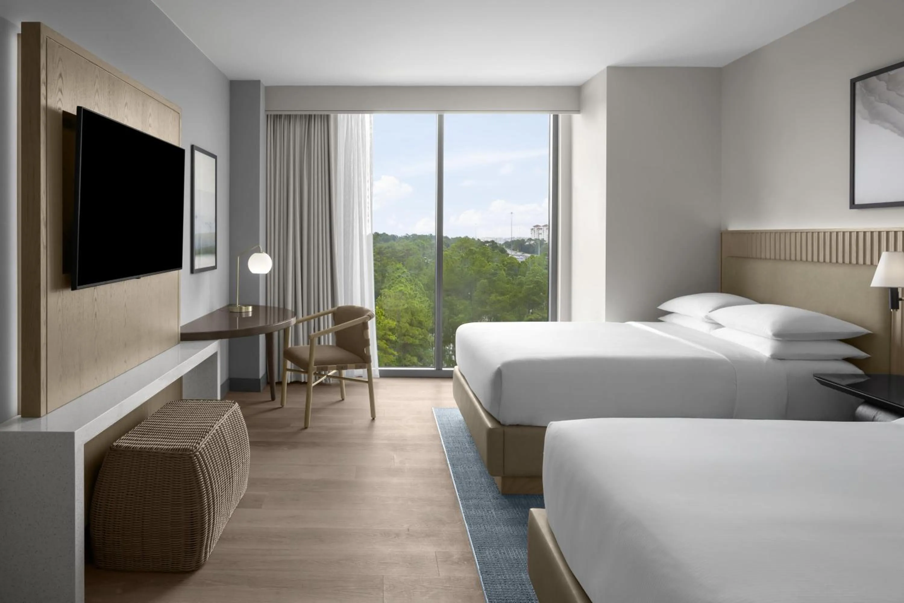 Bed in Hilton Jacksonville At Mayo Clinic