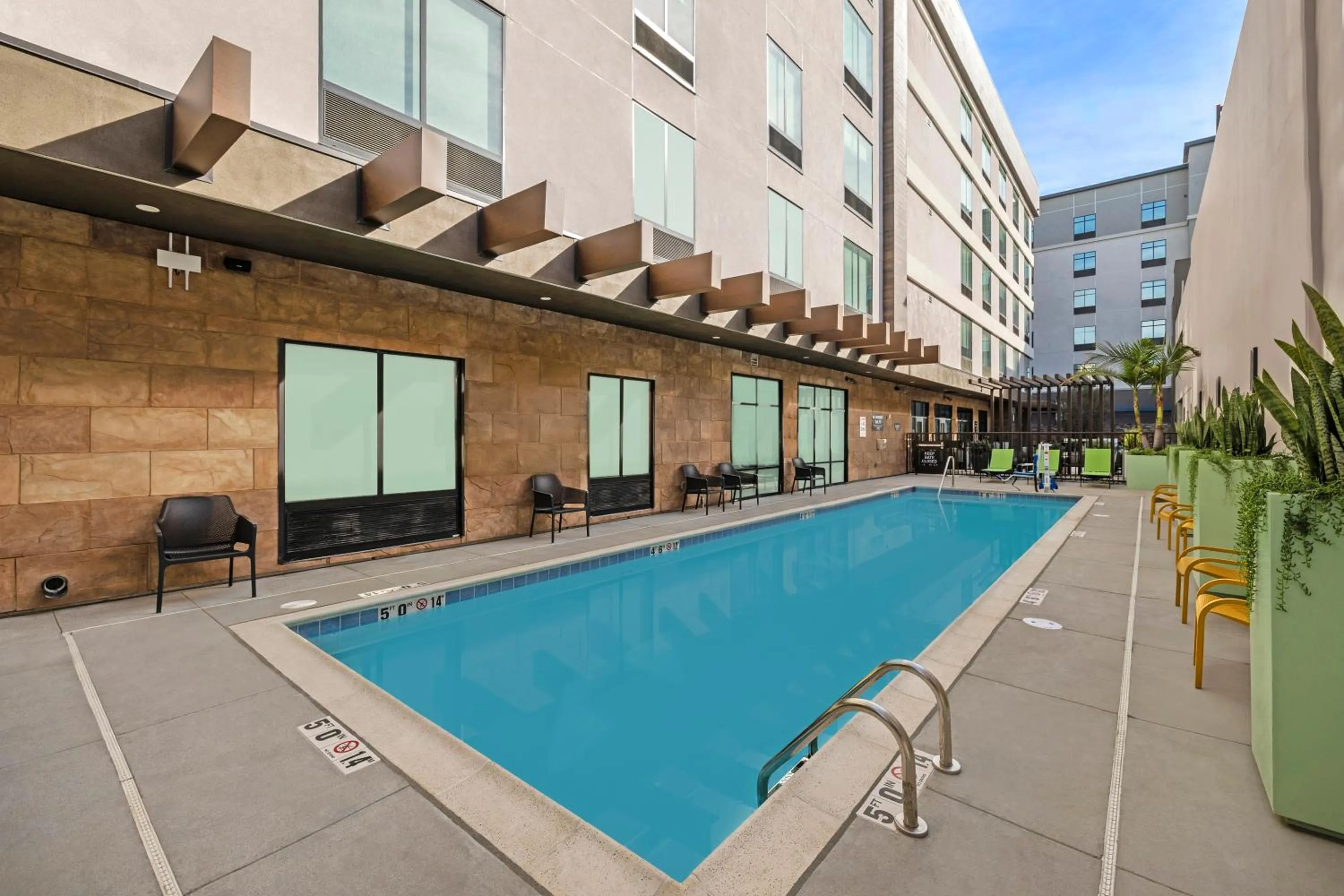Swimming pool in Home2 Suites By Hilton Riverside Downtown