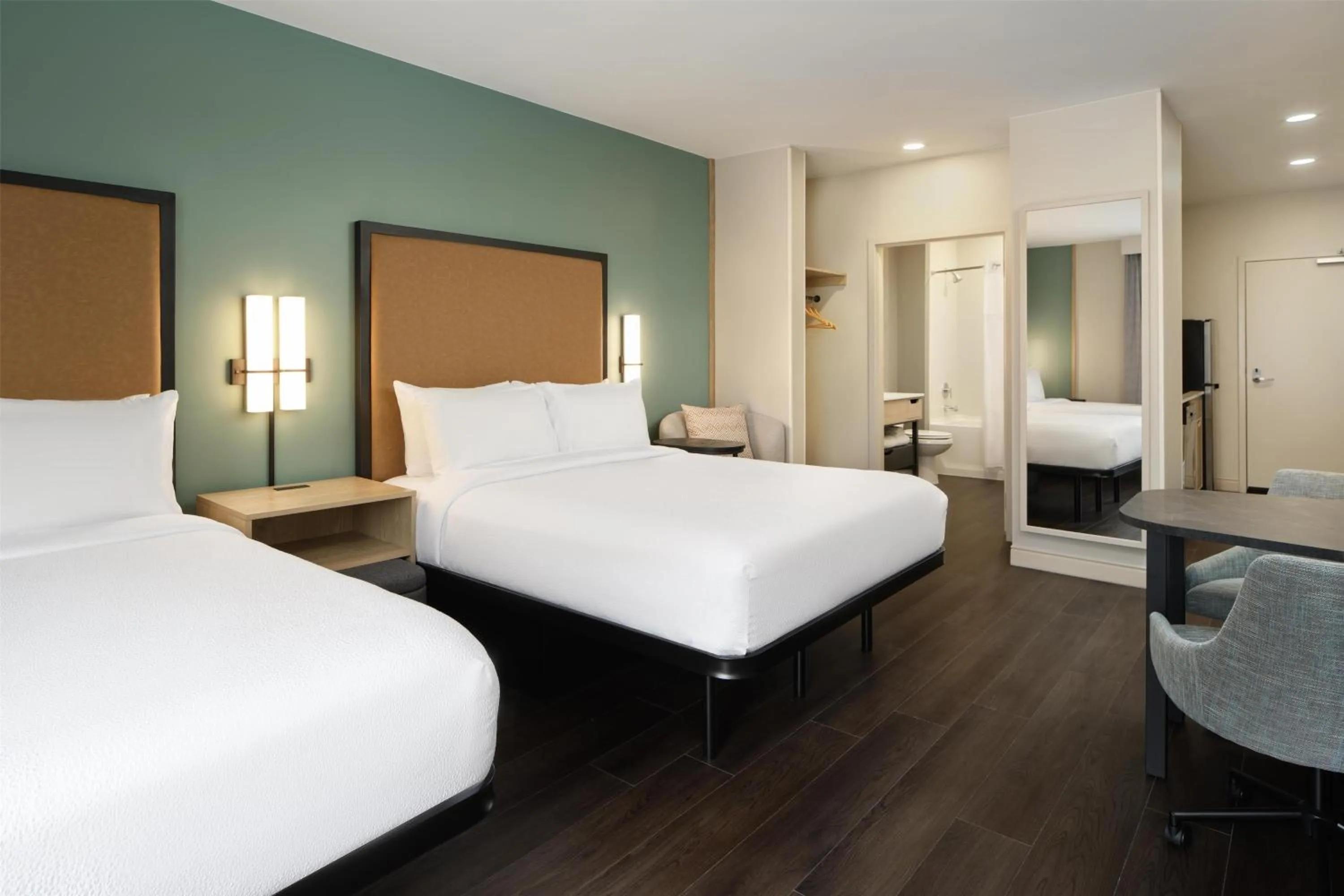 Bed in LivSmart Studios By Hilton Tullahoma