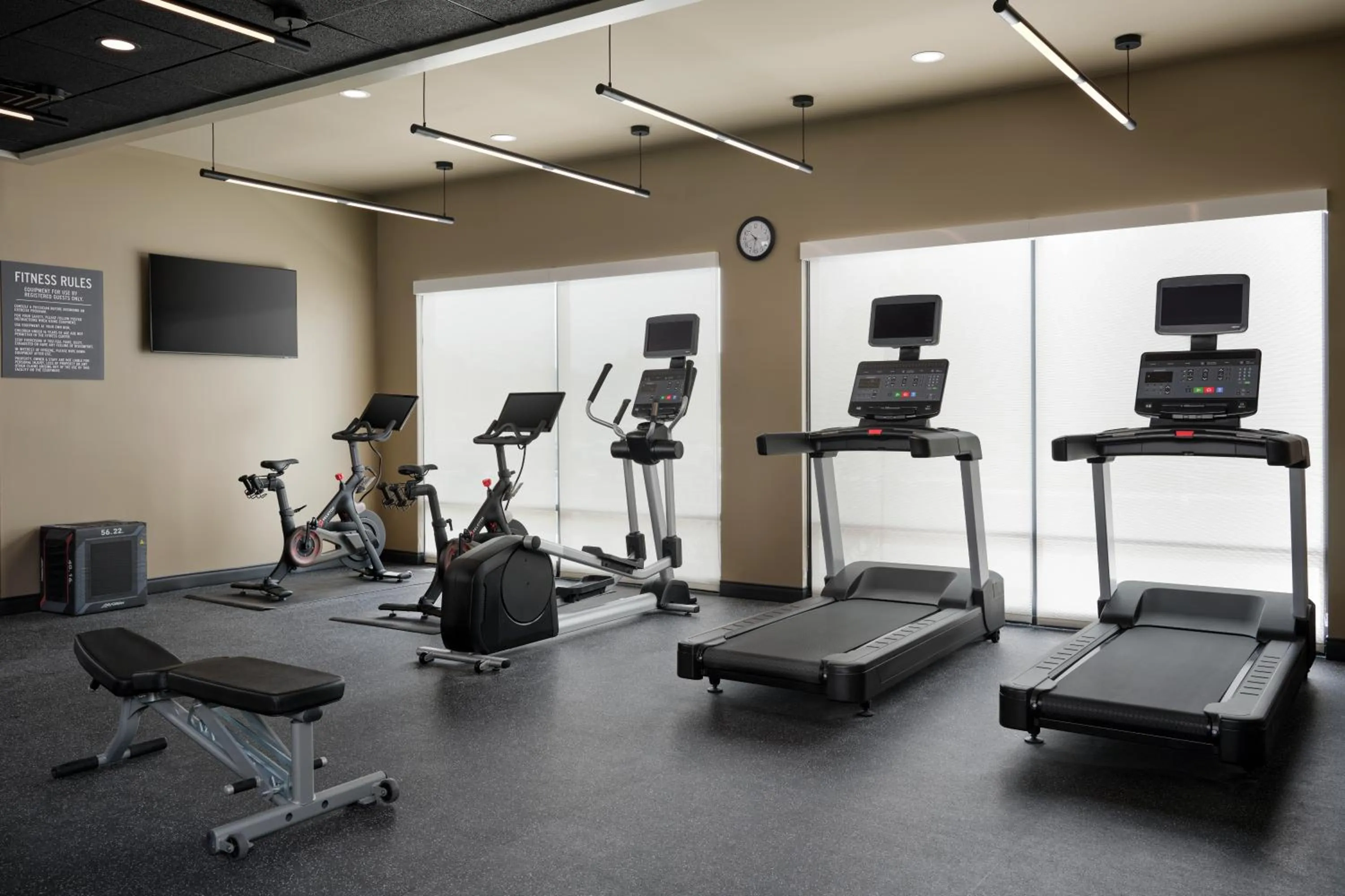 Fitness centre/facilities in LivSmart Studios By Hilton Tullahoma