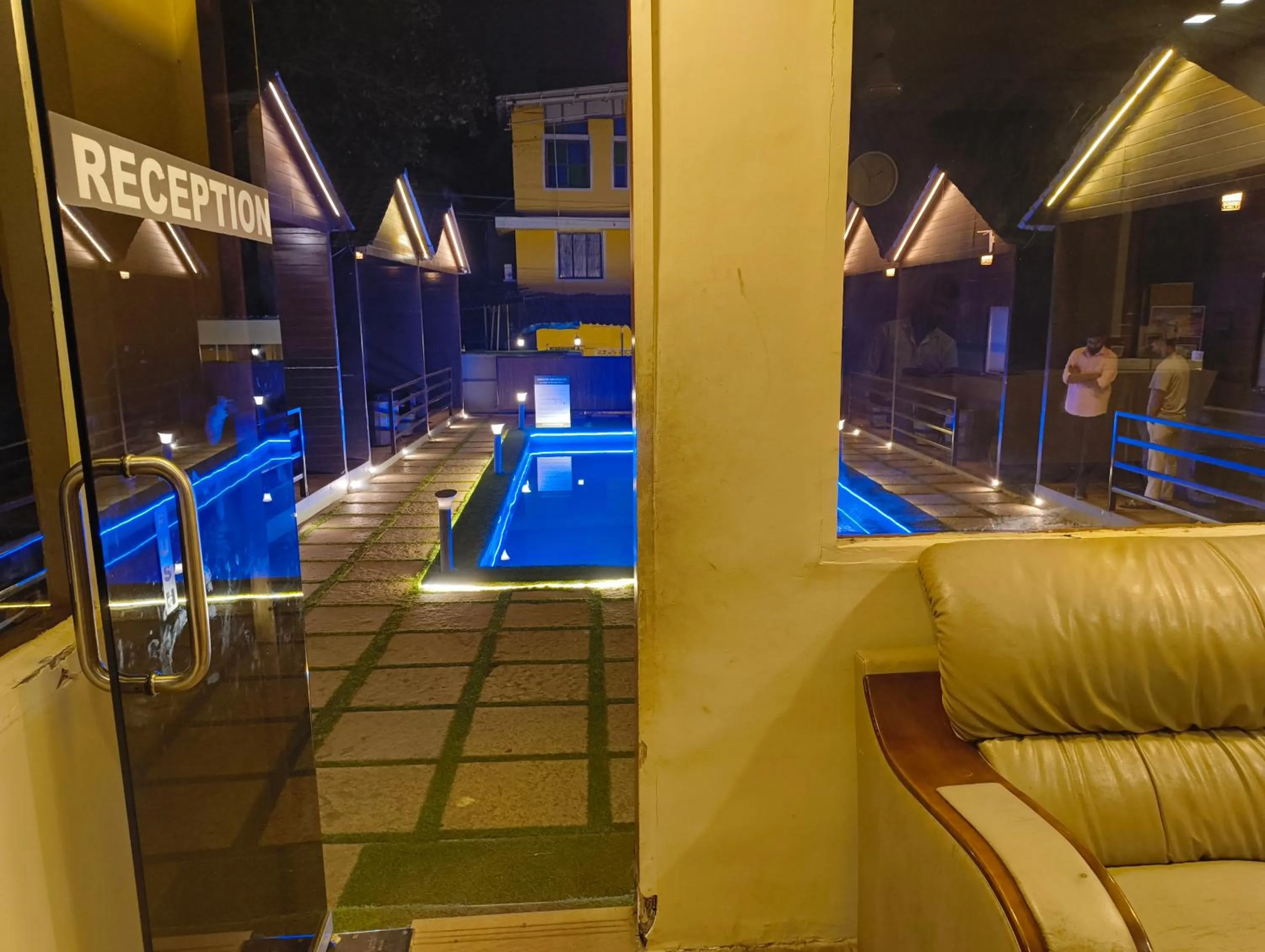 Lobby or reception in Wood house beach resort calangute