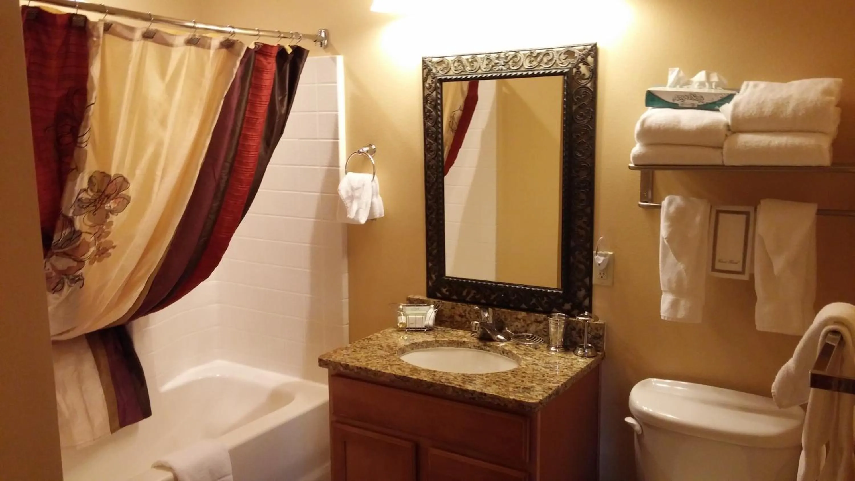 Shower in Icicle Village Resort