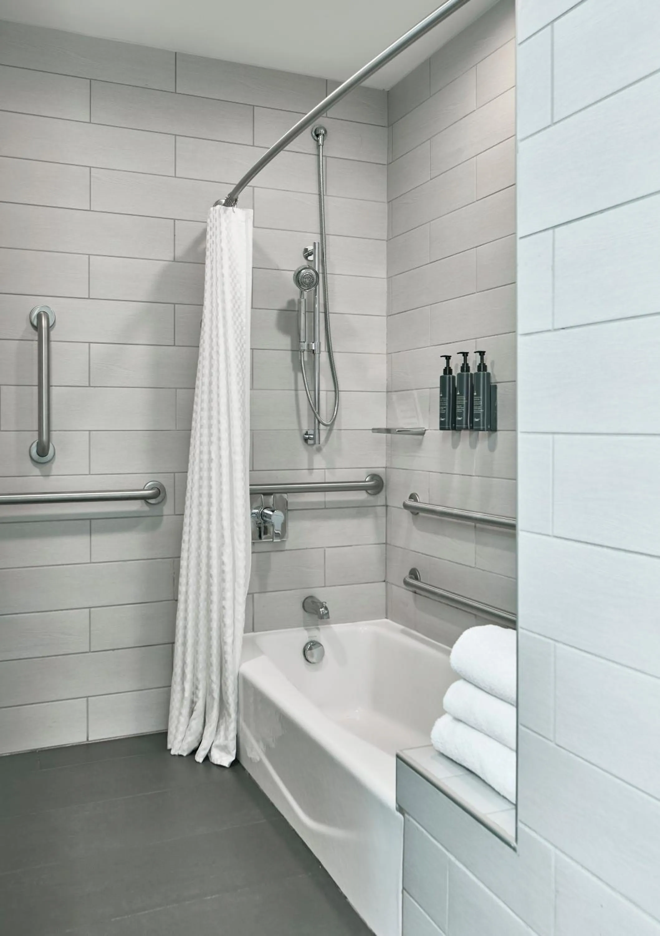 Bathroom in Aloft Raleigh