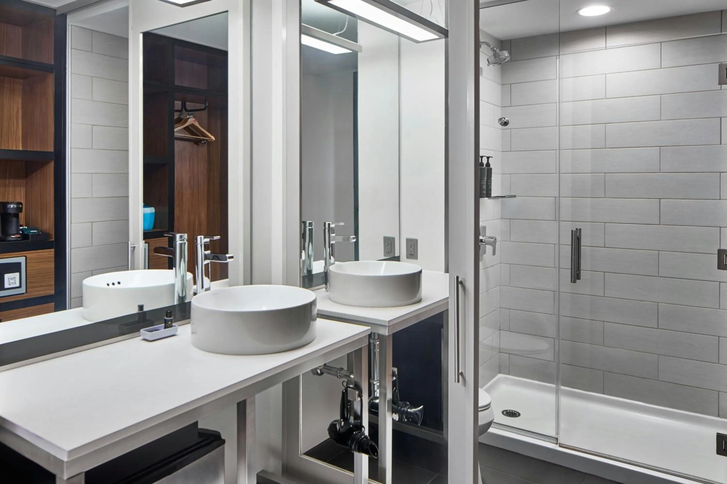 Bathroom in Aloft Raleigh