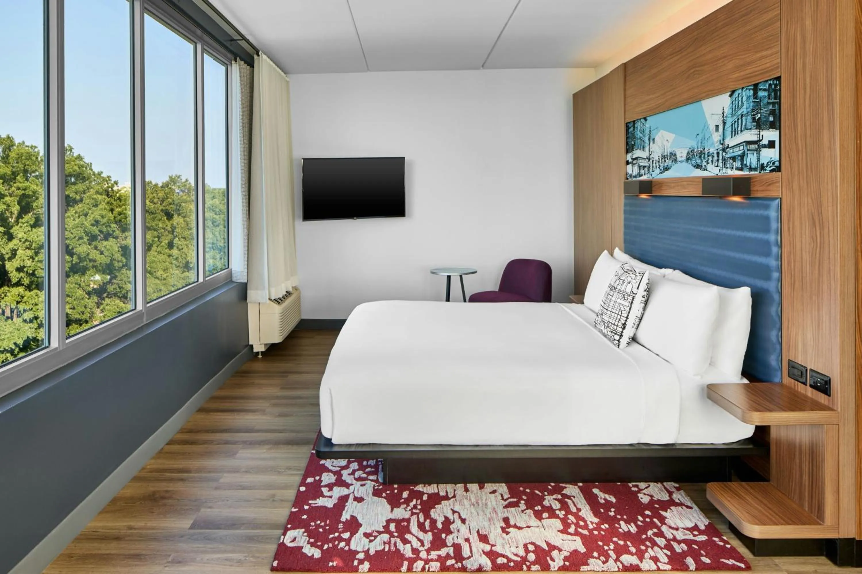 Bedroom, Bed in Aloft Raleigh