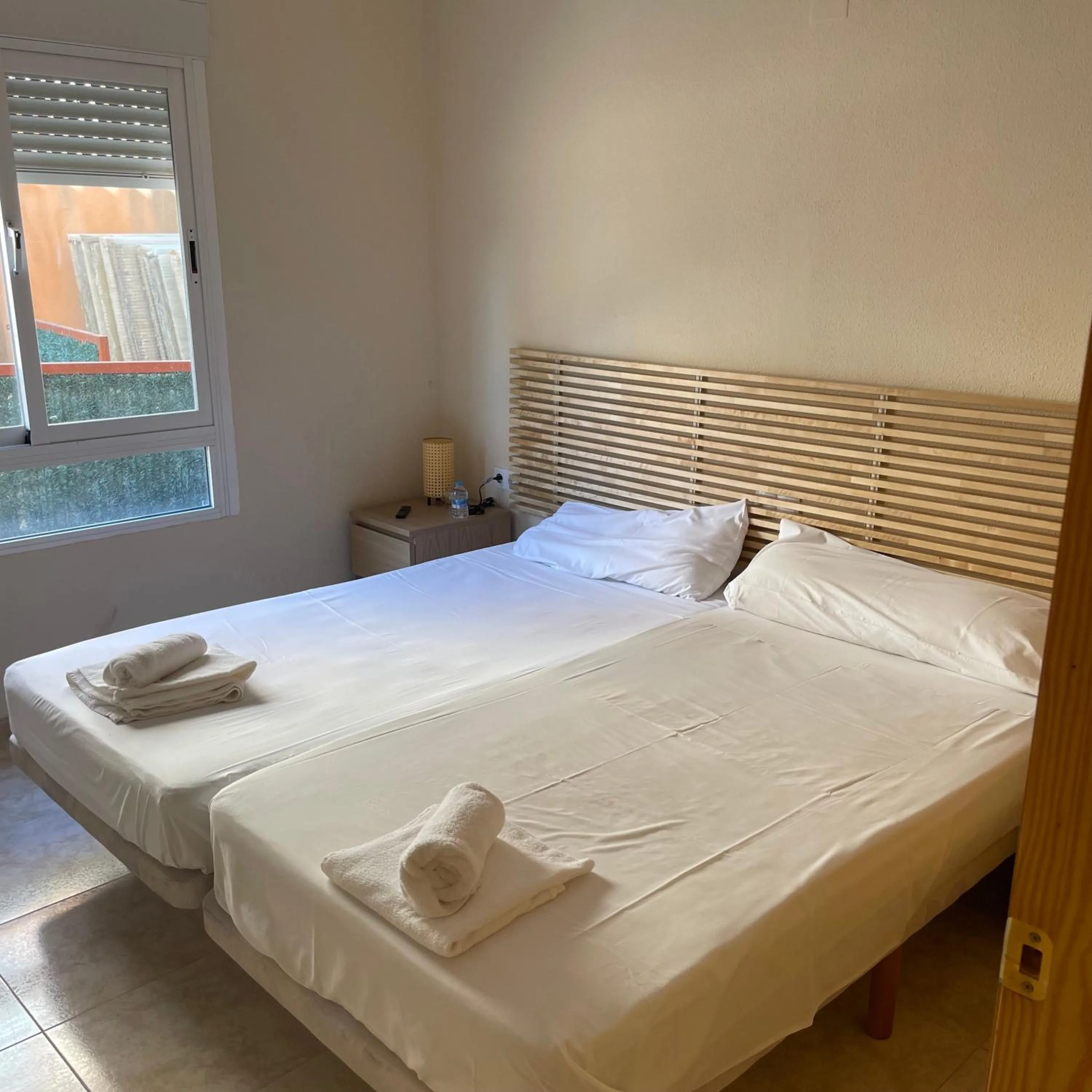 Bed in Hotel Algorfa