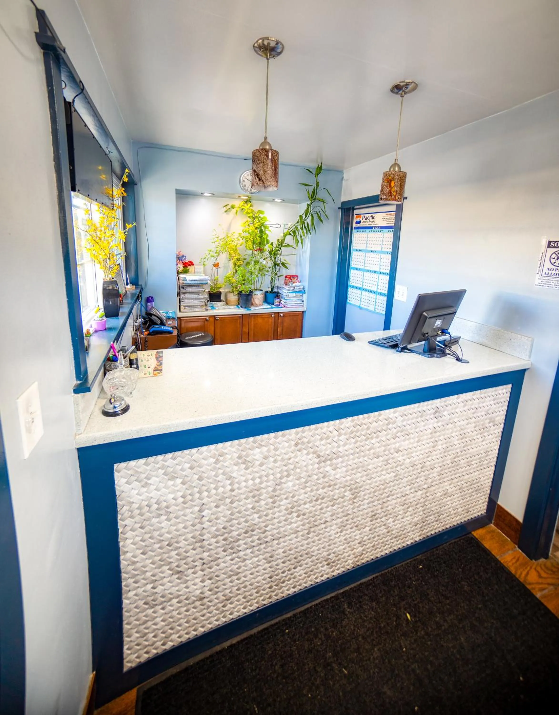 Lobby or reception in Budget Inn