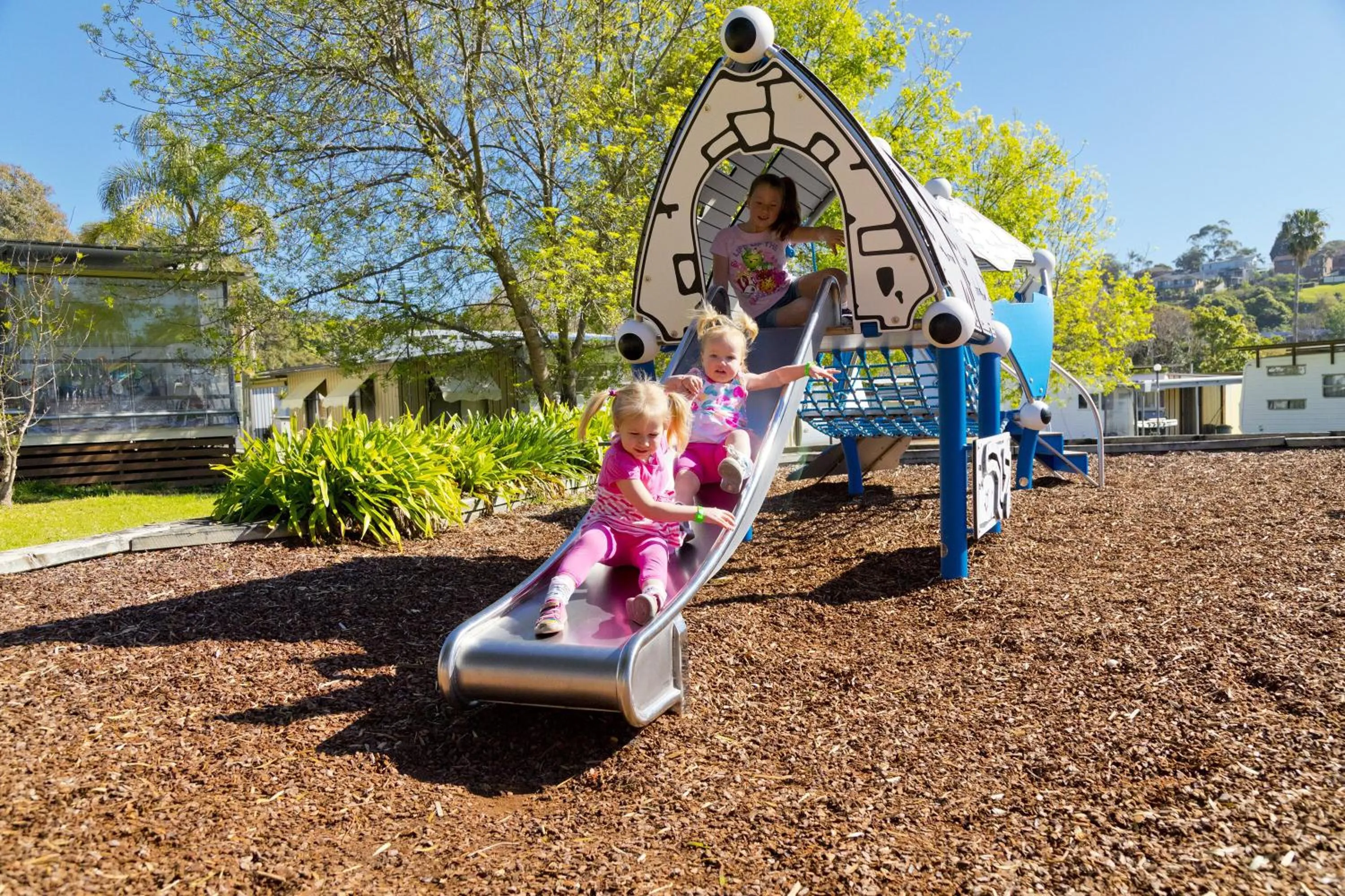 Children play ground in BIG4 Easts Beach Holiday Park