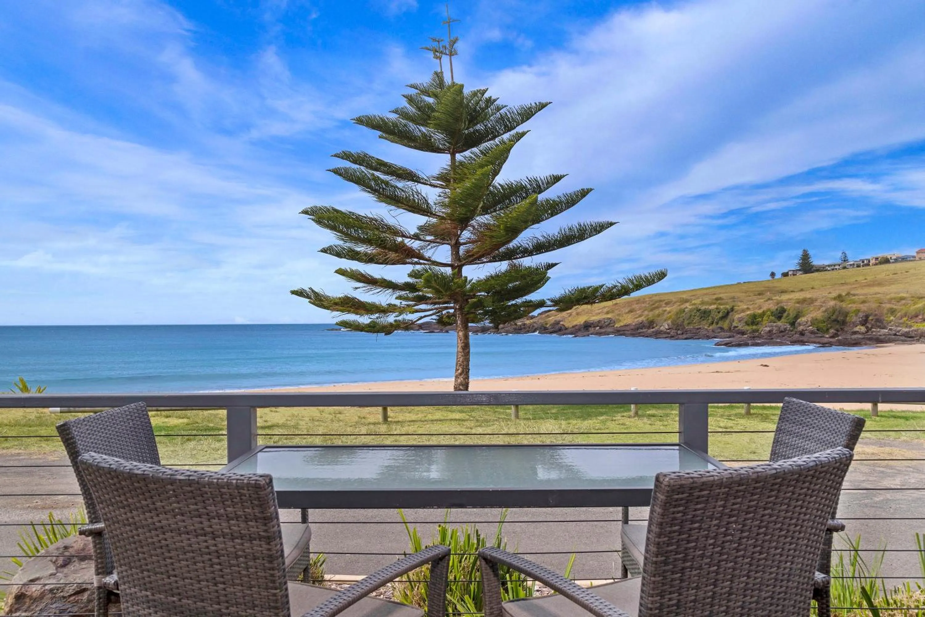 Balcony/Terrace in BIG4 Easts Beach Holiday Park