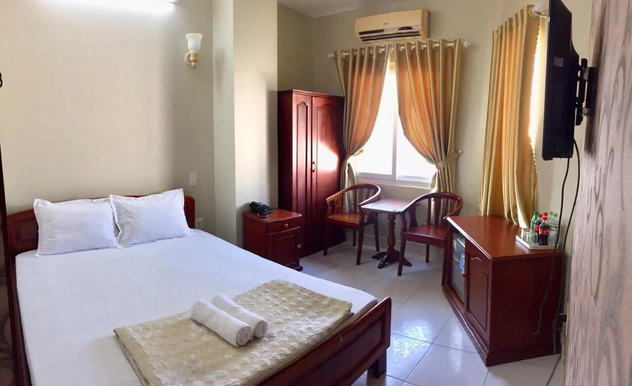 Bed in Thuy Van Hotel