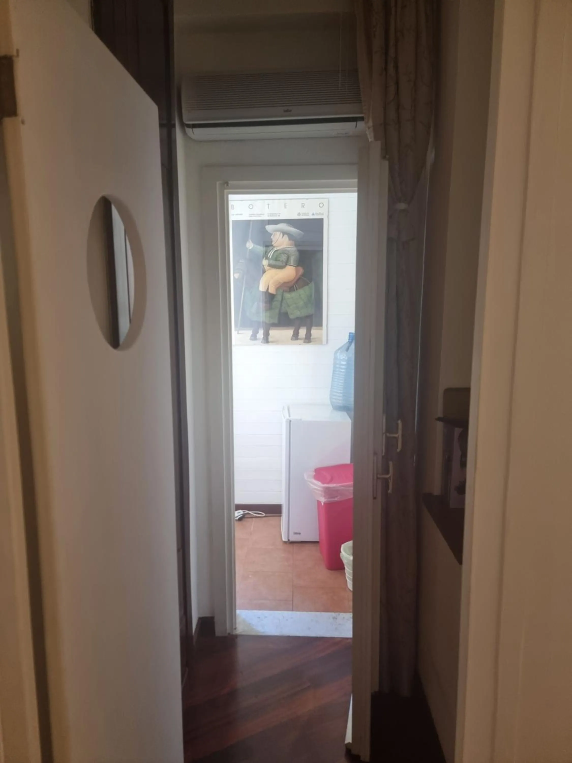 air conditioner in Clorinda's rooms