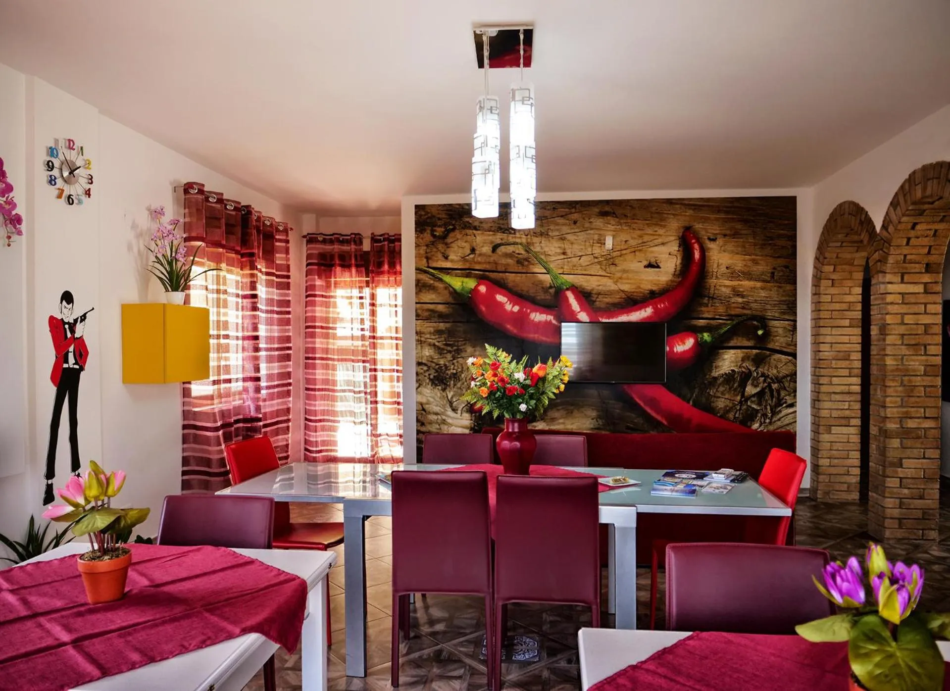 Communal lounge/ TV room in B&B Vento di Scirocco