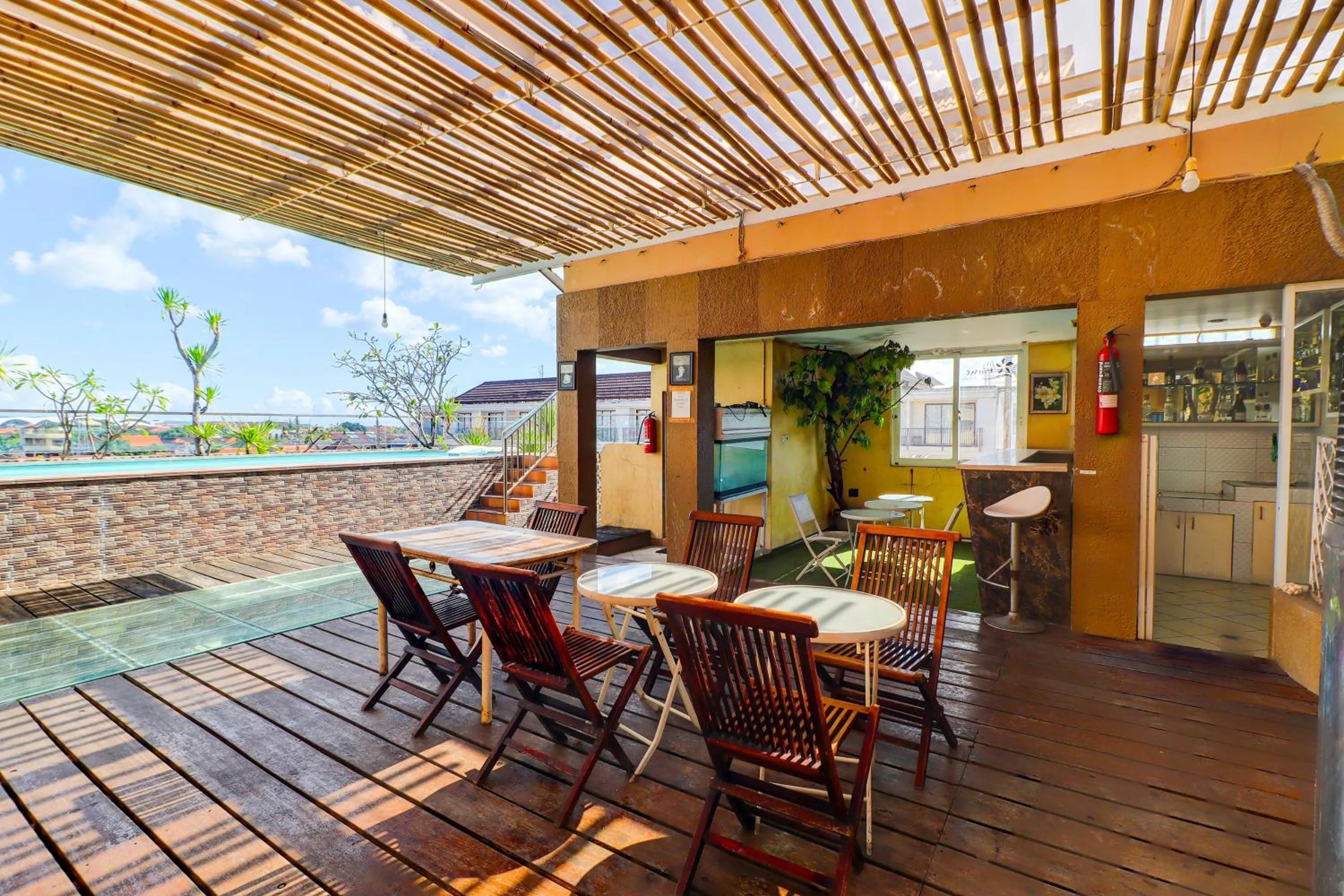 Dining area in Hotel O My Home@Bali