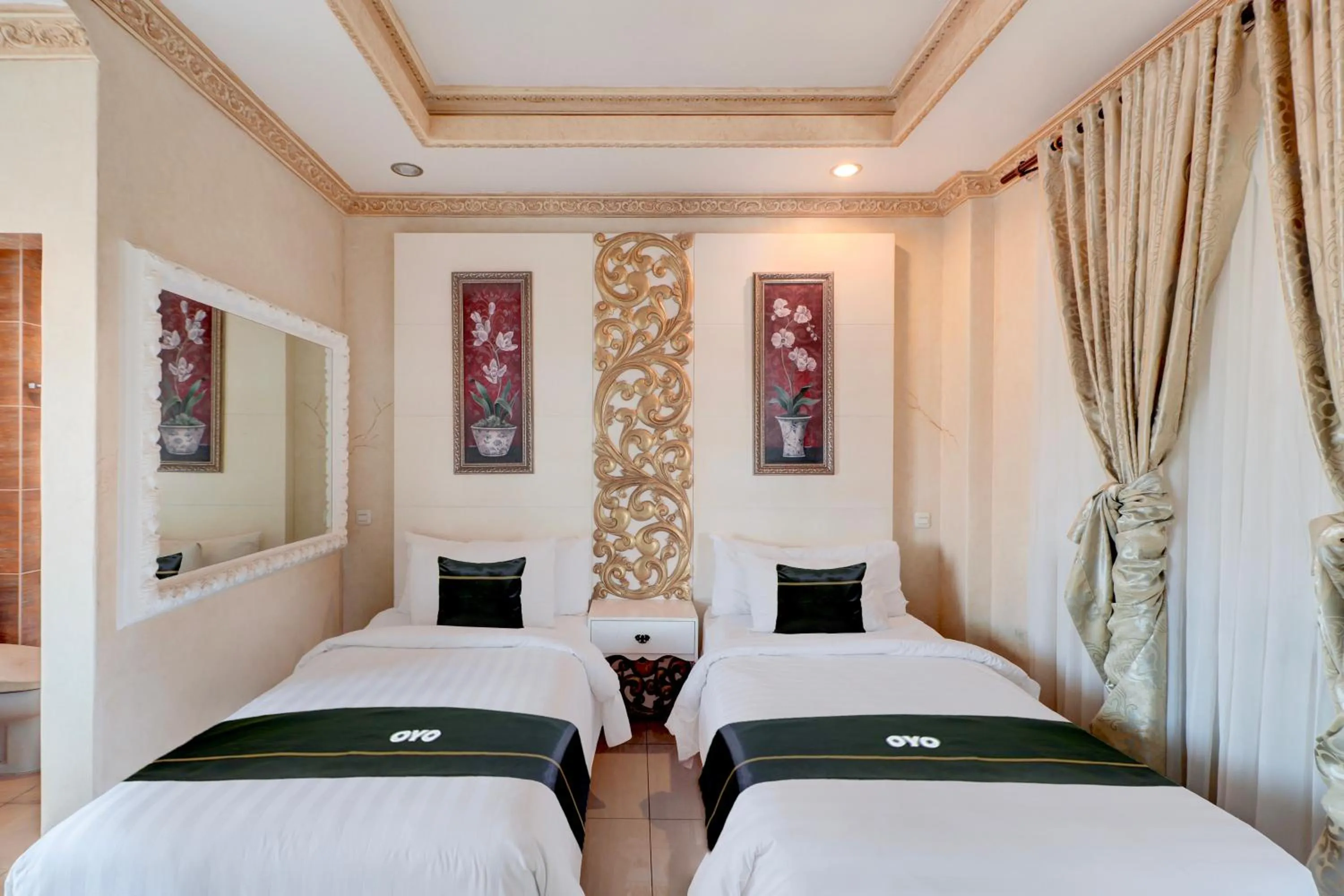 Bedroom, Bed in Hotel O My Home@Bali