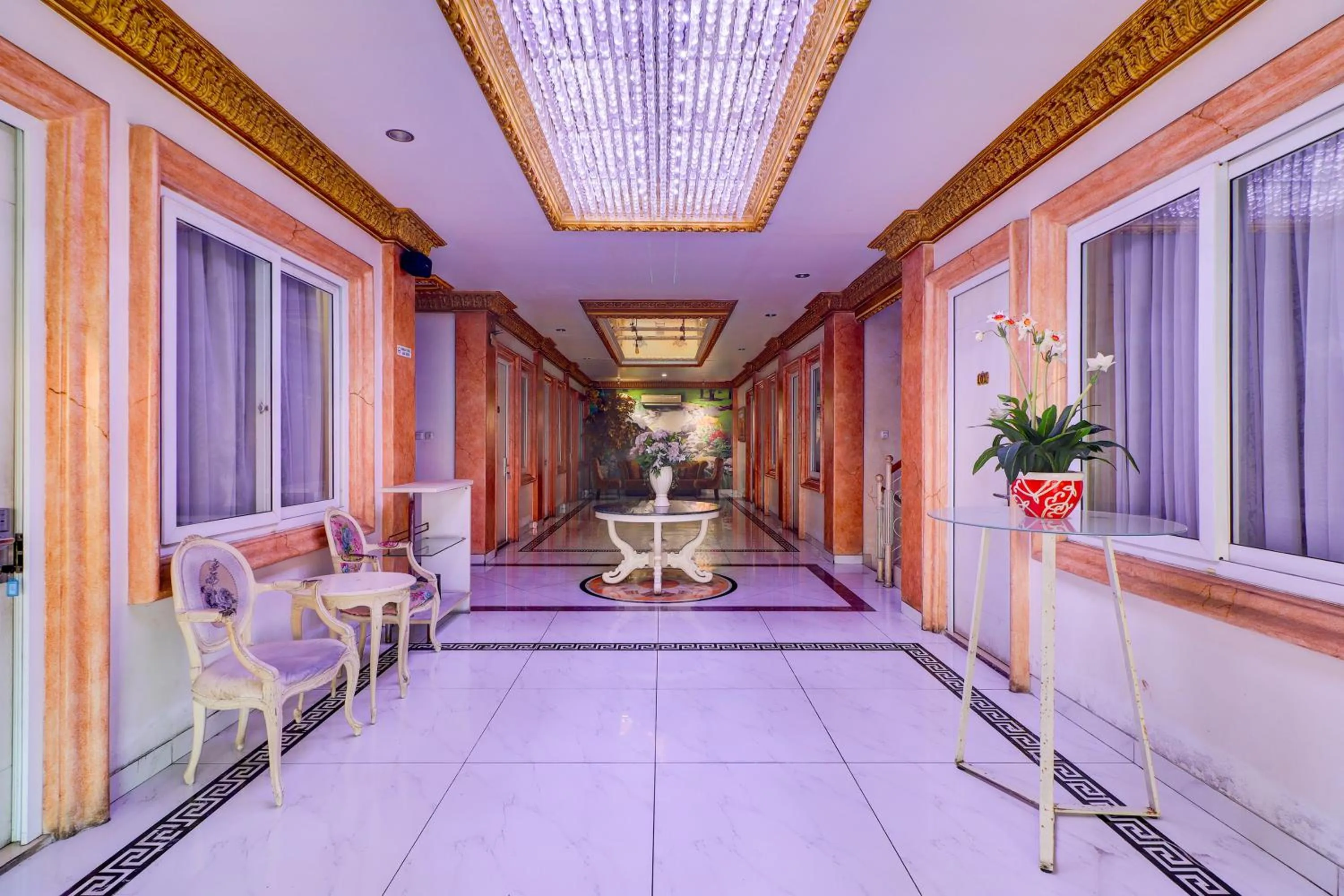 Seating area in Hotel O My Home@Bali