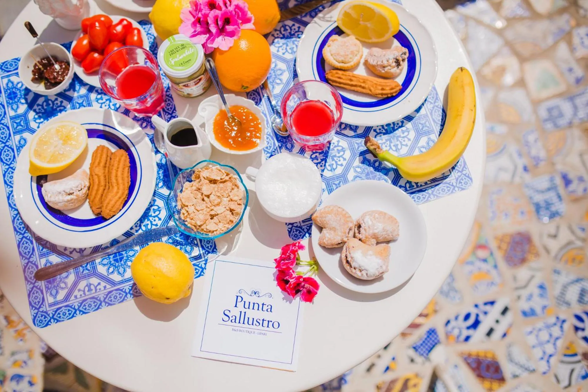 Food close-up in Punta Sallustro Lipari