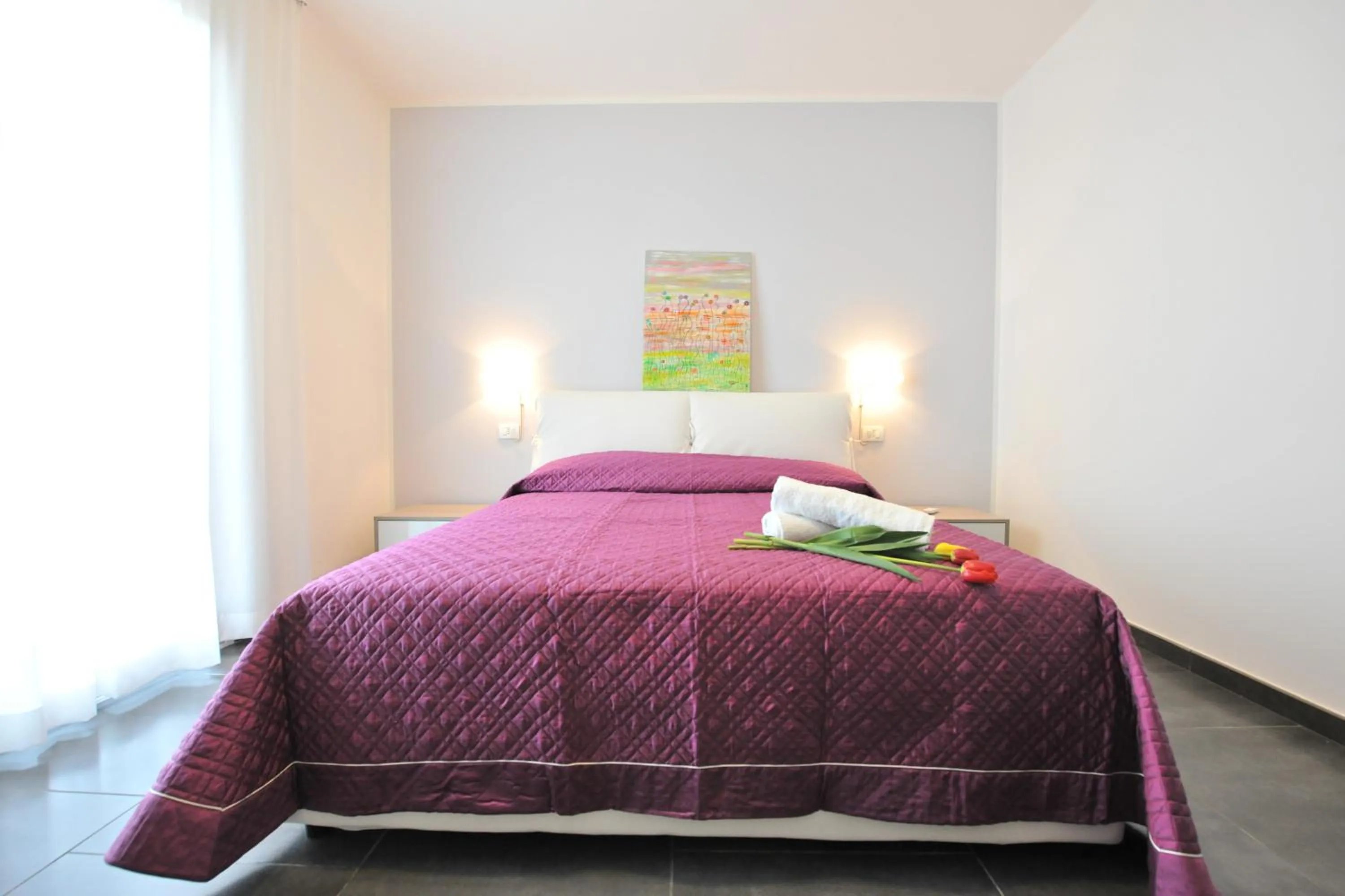 Bedroom, Bed in Case Mistretta