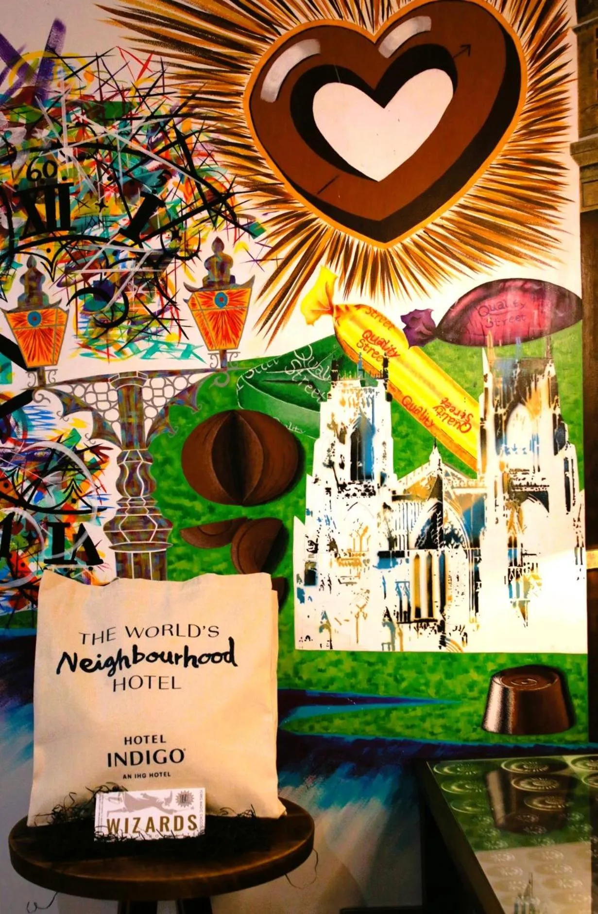 Decorative detail in Hotel Indigo York by IHG