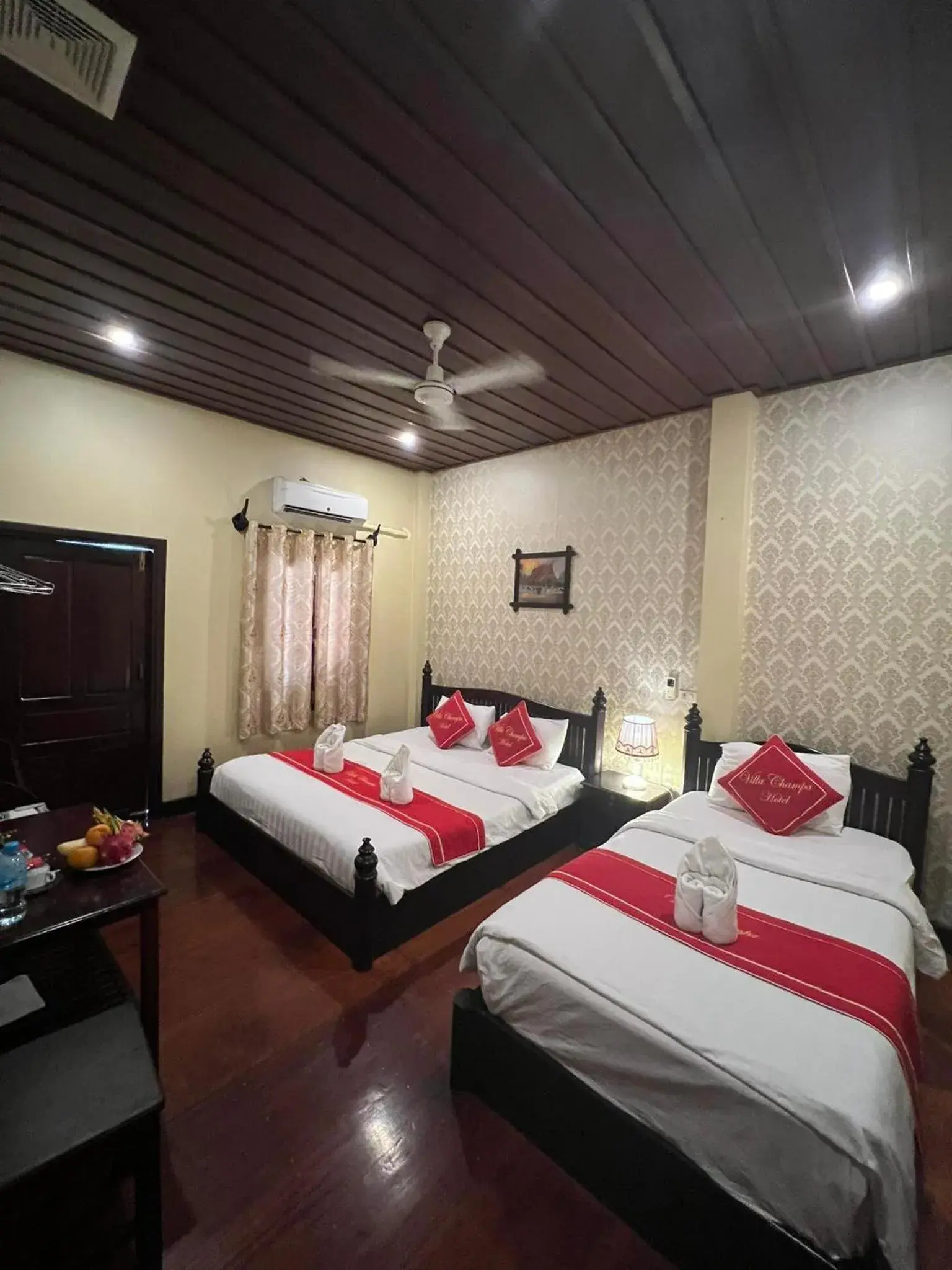 Triple Room with Balcony in Luang Prabang Champa Villa Triple Room with Balcony in Luang Prabang Champa Villa