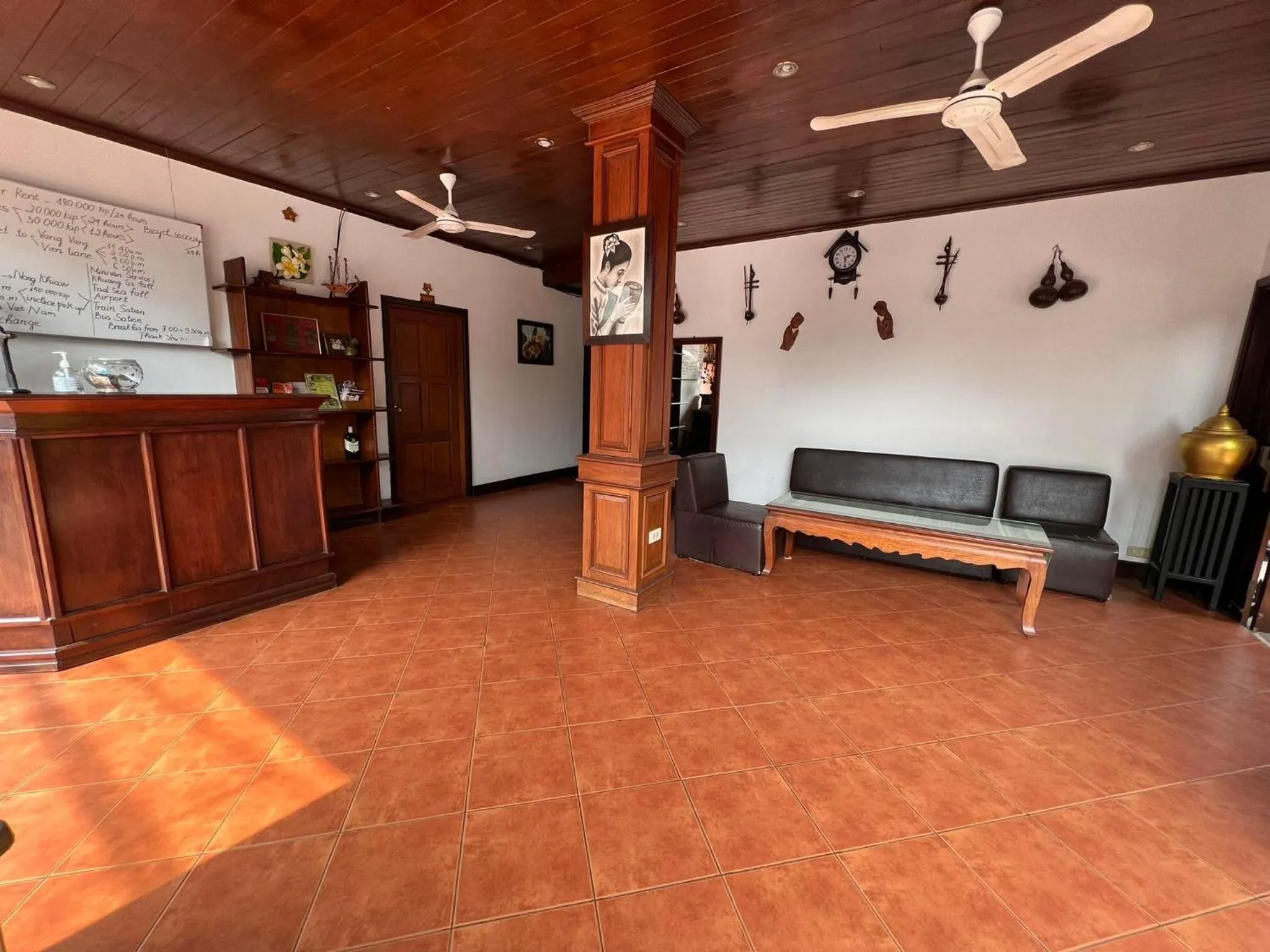 Seating area in Luang Prabang Champa Villa Hotel