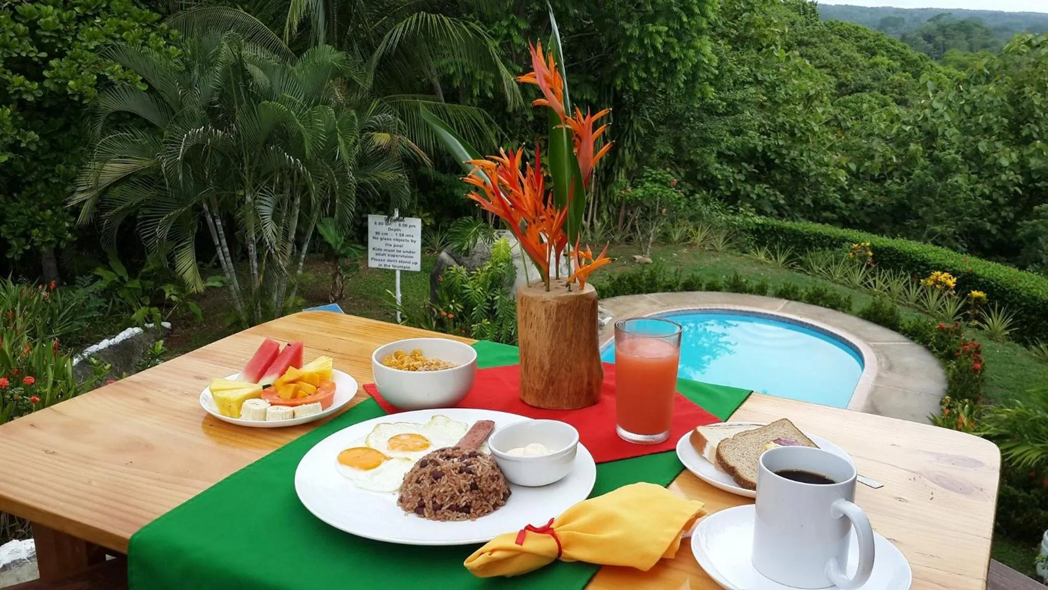 Garden view in Hotel Cerro Lodge