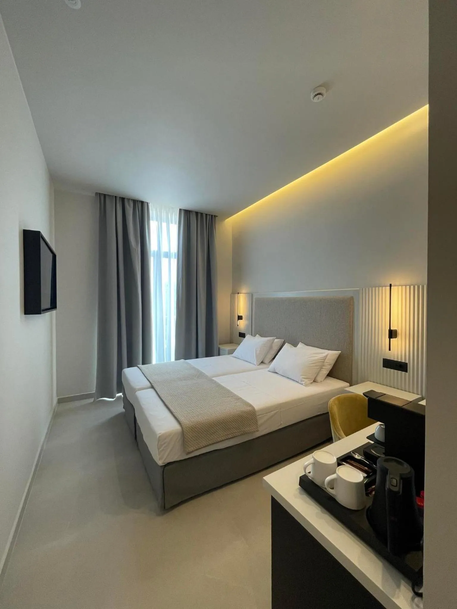 Bed in Palladion Boutique Hotel