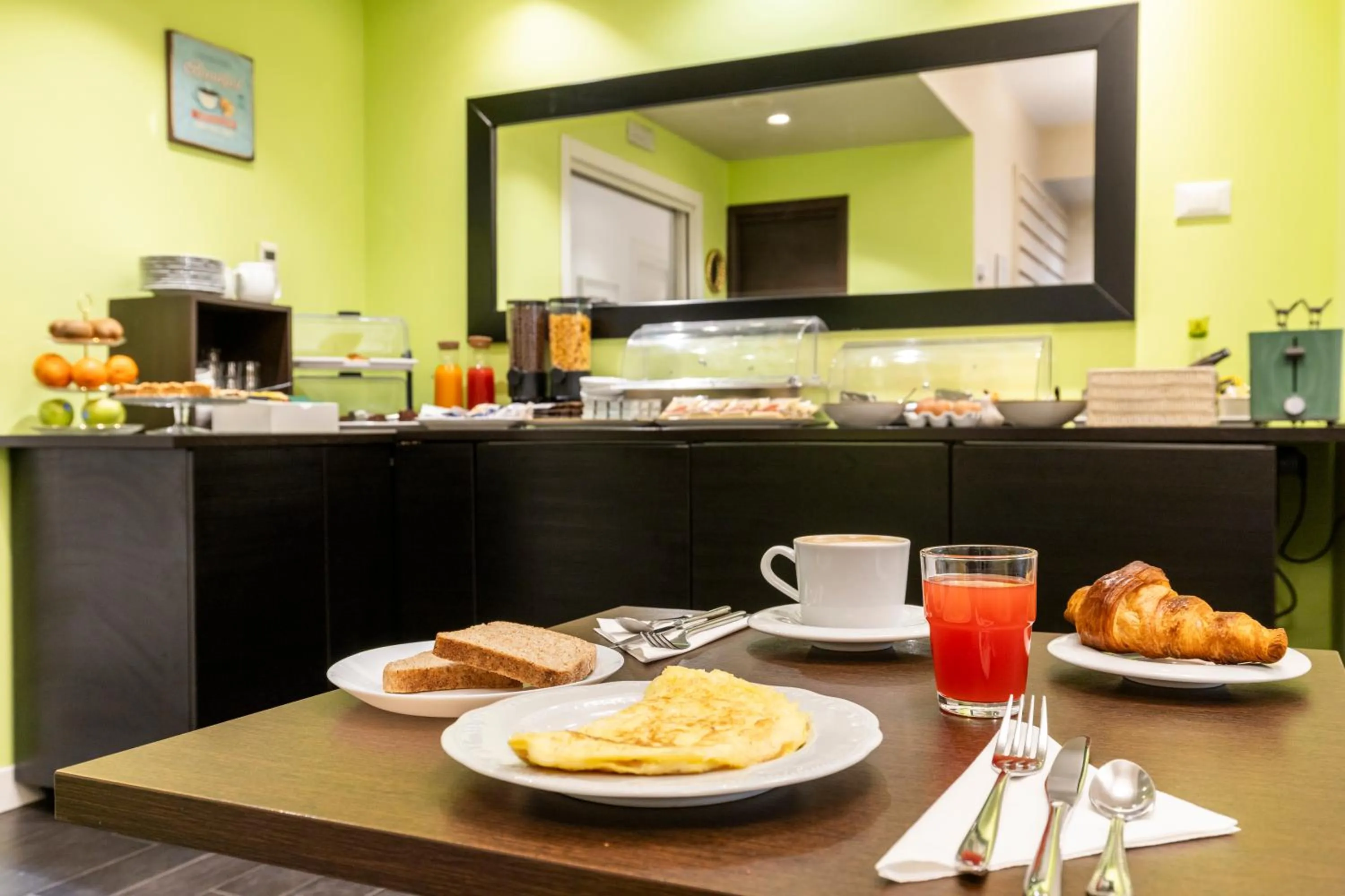 Breakfast in Chic&Town Luxury Rooms Piazza del Popolo