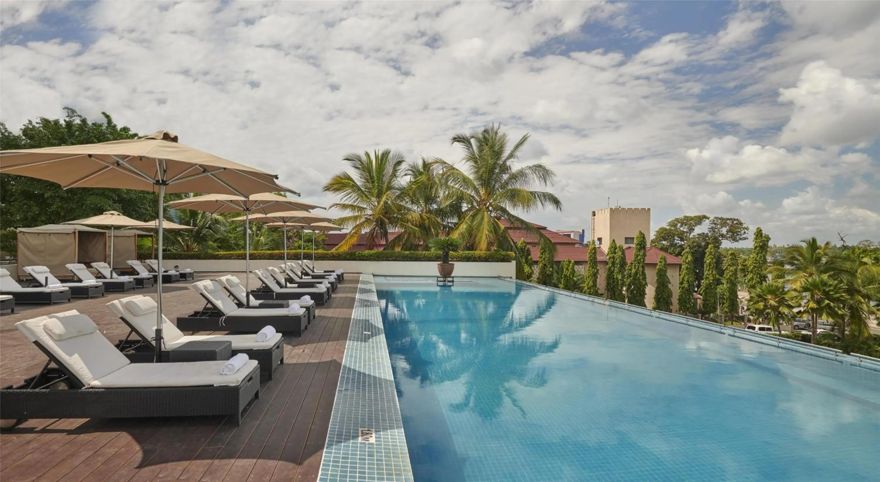 Swimming pool in Hyatt Regency Dar es Salaam, The Kilimanjaro