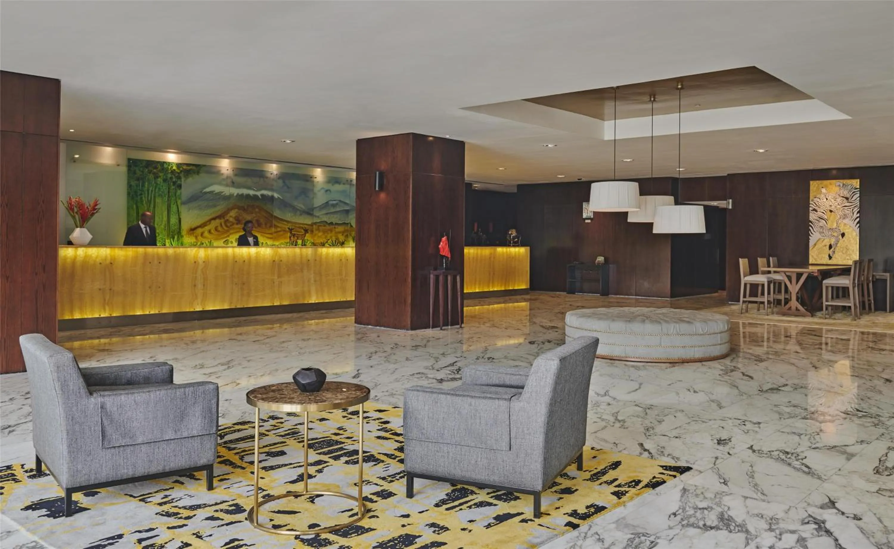 Lobby or reception in Hyatt Regency Dar es Salaam, The Kilimanjaro